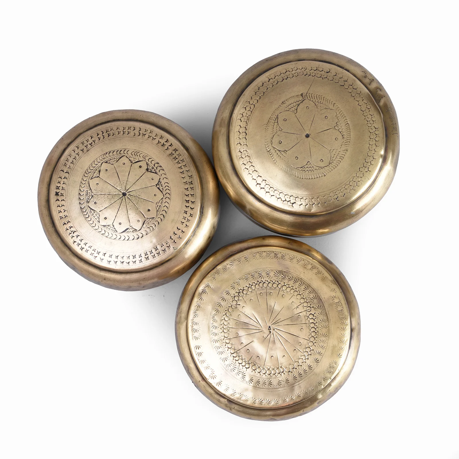 Old Brass Paan Box - Ca 1920 - Image 3