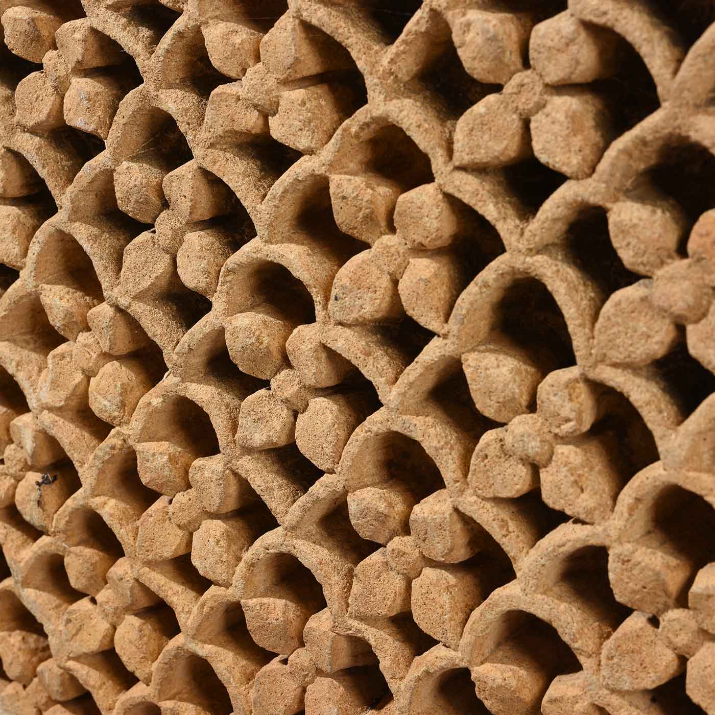 Old Carved Stone Jali Panel From Rajasthan - 19thC - Image 7