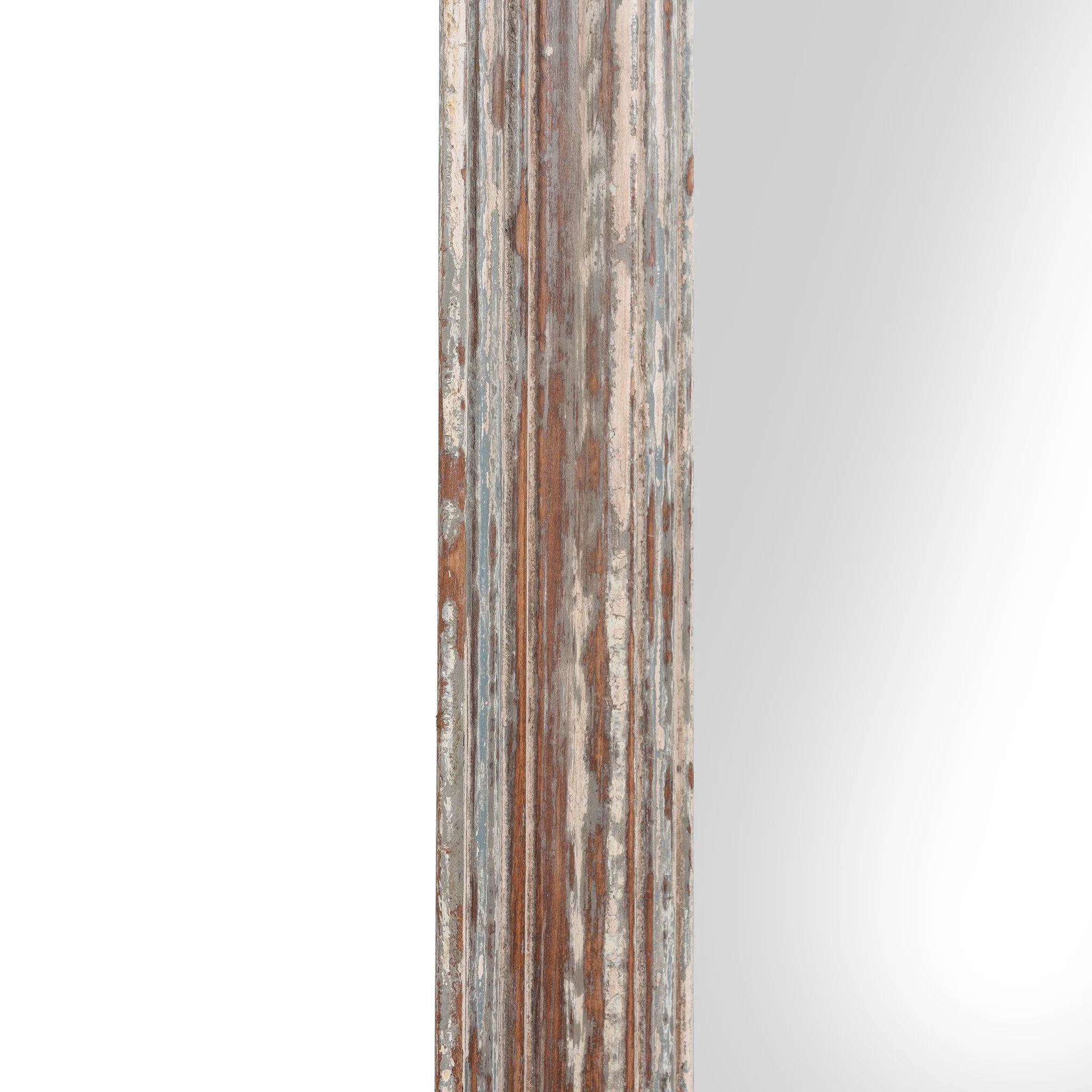 Old Indian Carved Teak Mirror - 19thC - Image 4
