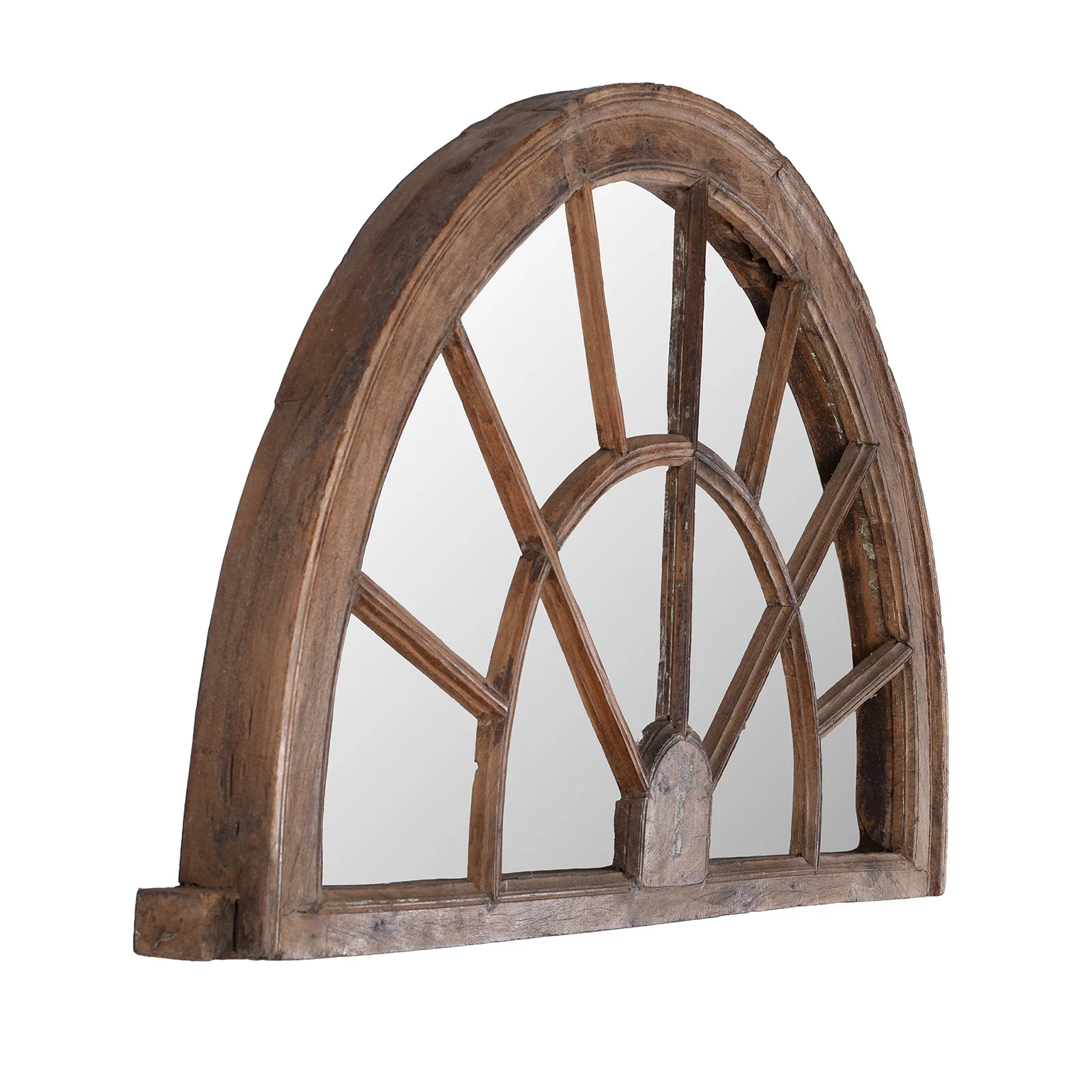 Old Indian Fanlight Window Mirror - 19th Century - Image 2