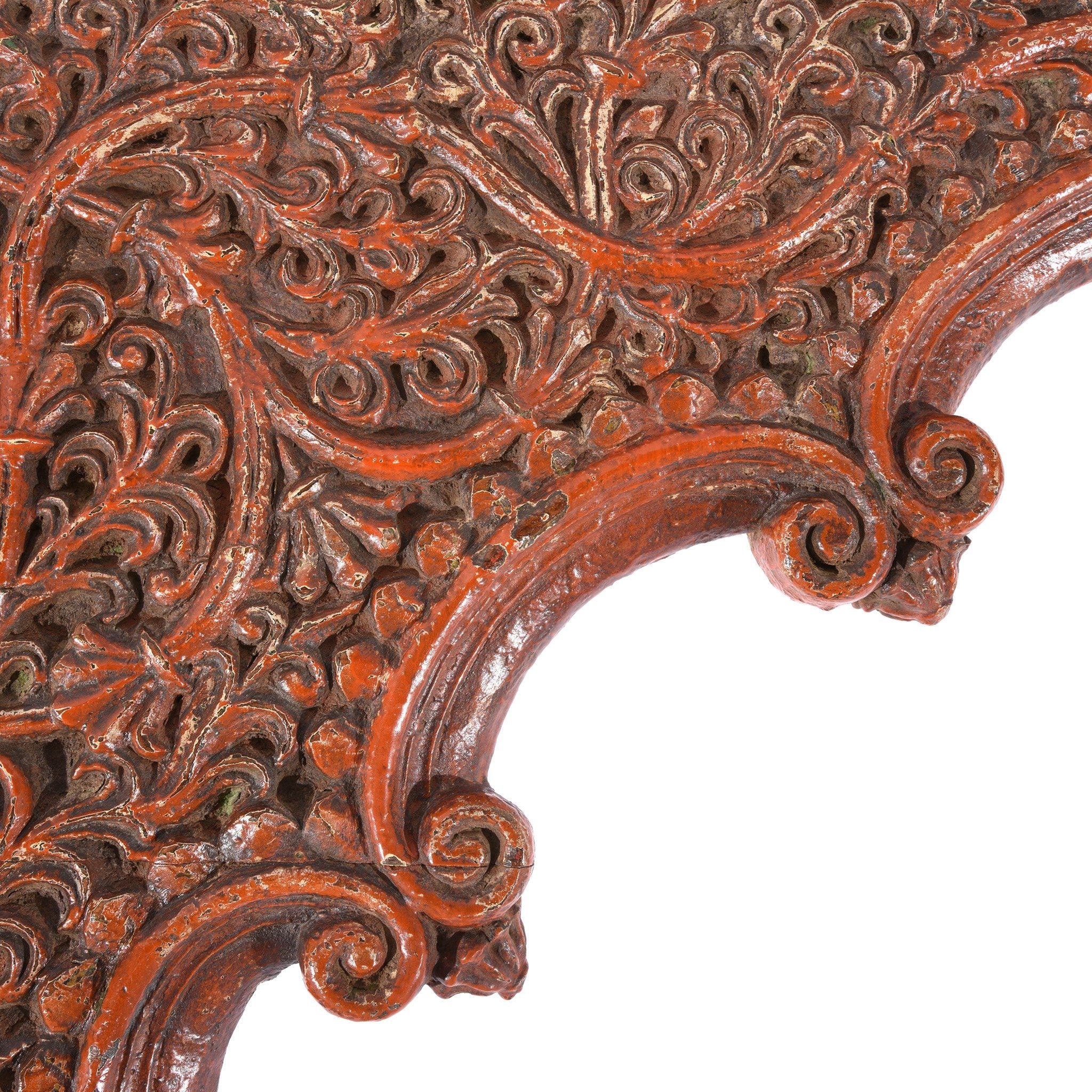 Old Carved Teakwood Double Arch from Maharashtra - 19thC - Image 2