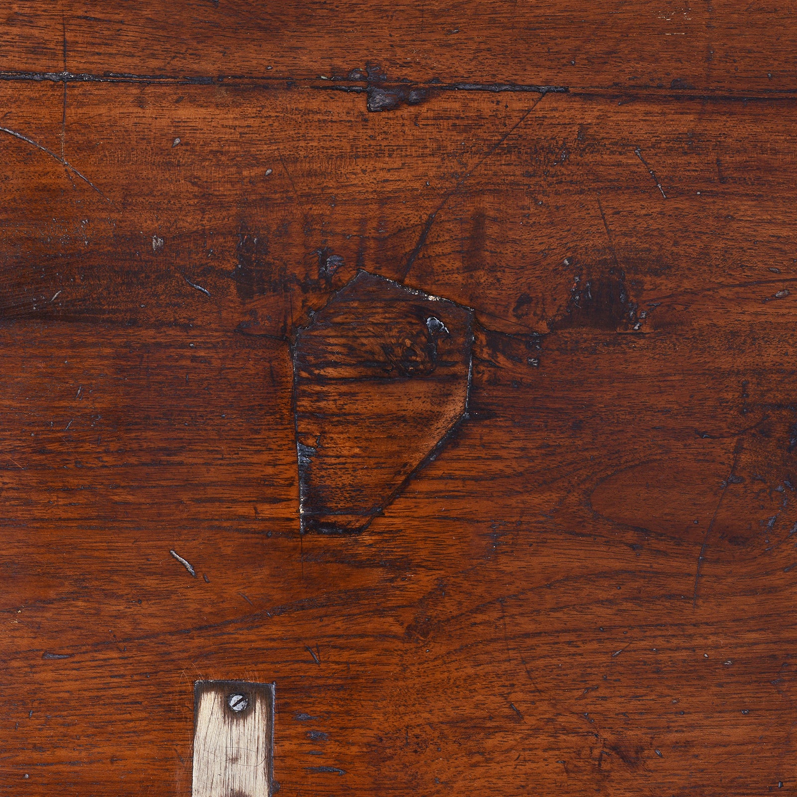 Brass Bound Teak Military Chest - 19th Century - Image 8