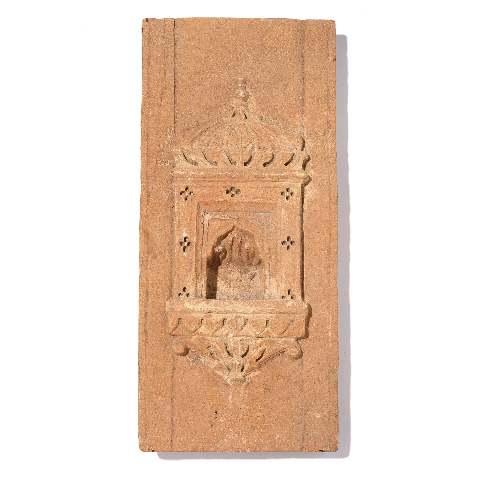 Old Indian Stone Lamp Niche From Jaisalmer- 19th Century