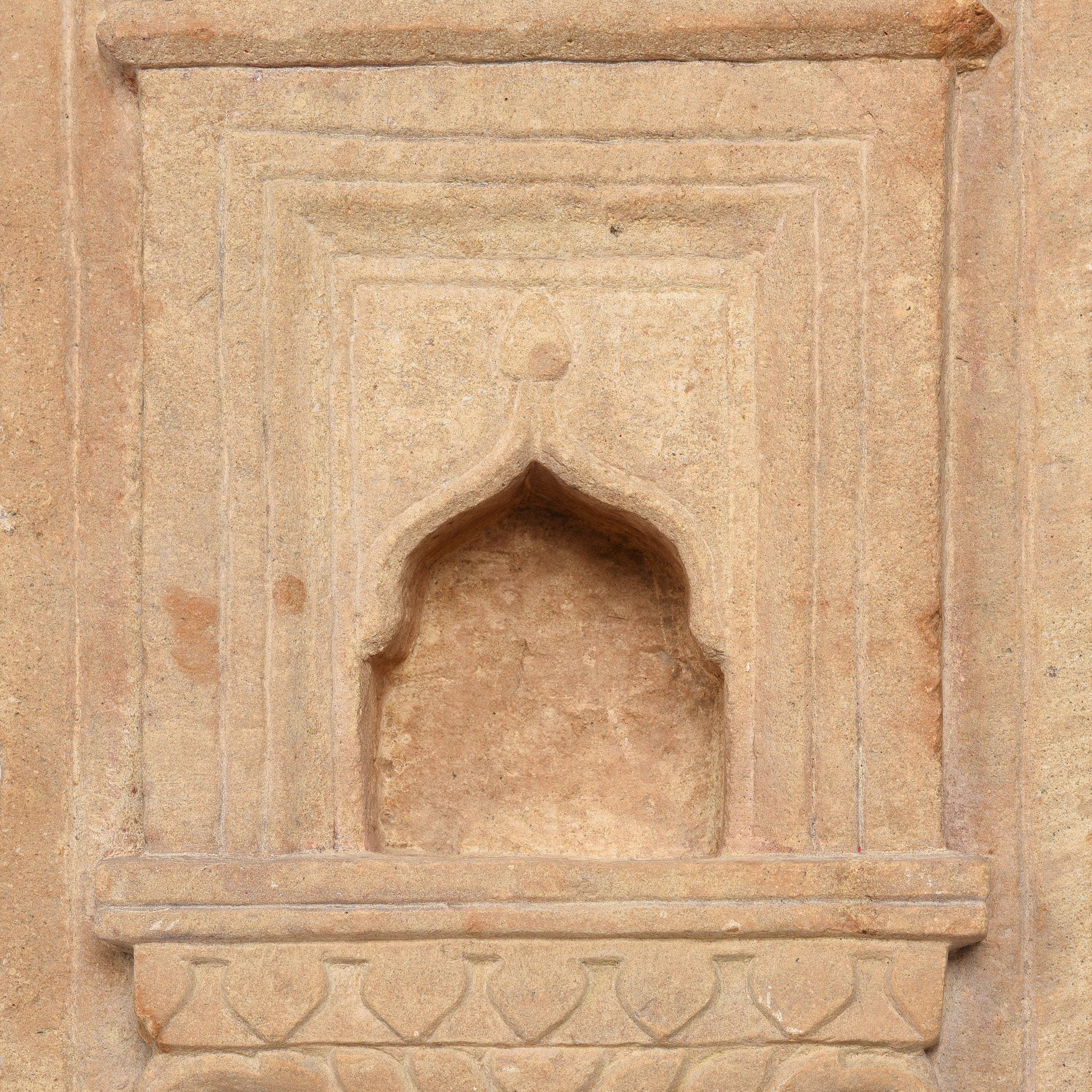 Old Indian Stone Lamp Niche From Jaisalmer- 19thC - Image 4