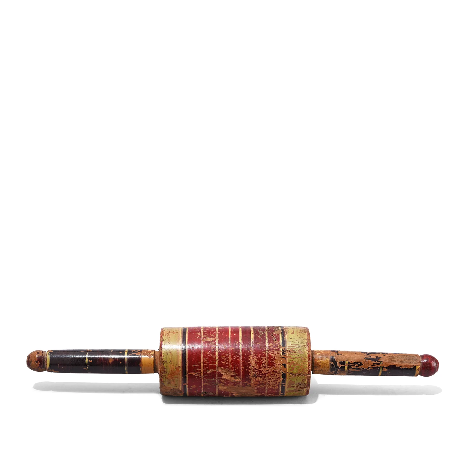 Old Indian Teak Rolling Pin From Rajasthan - Early 20th Century - Image 2