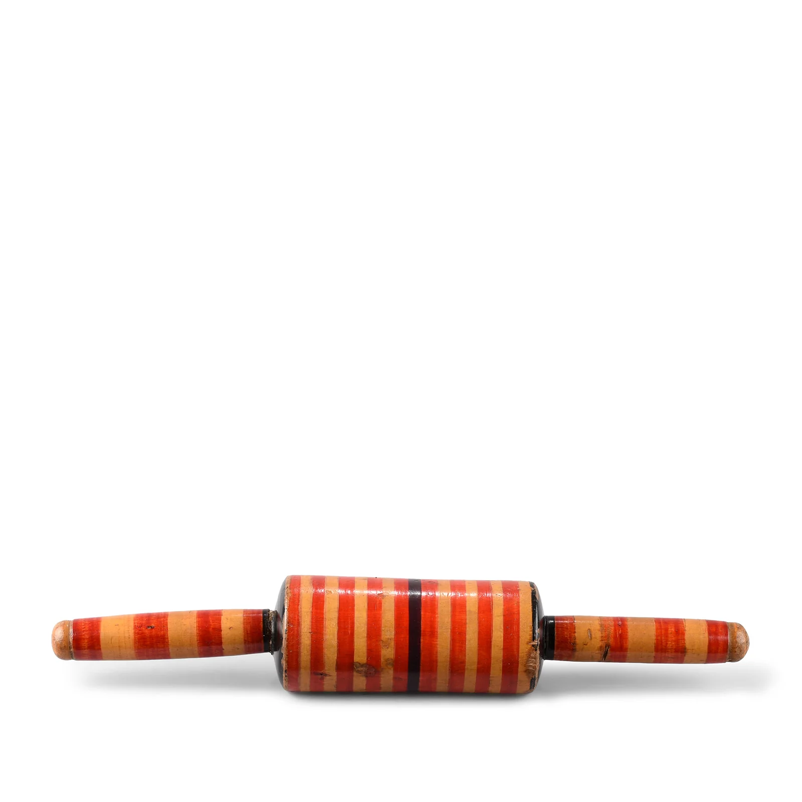 Old Indian Lacquer Rolling Pin - Ca 1920 - Image 2
