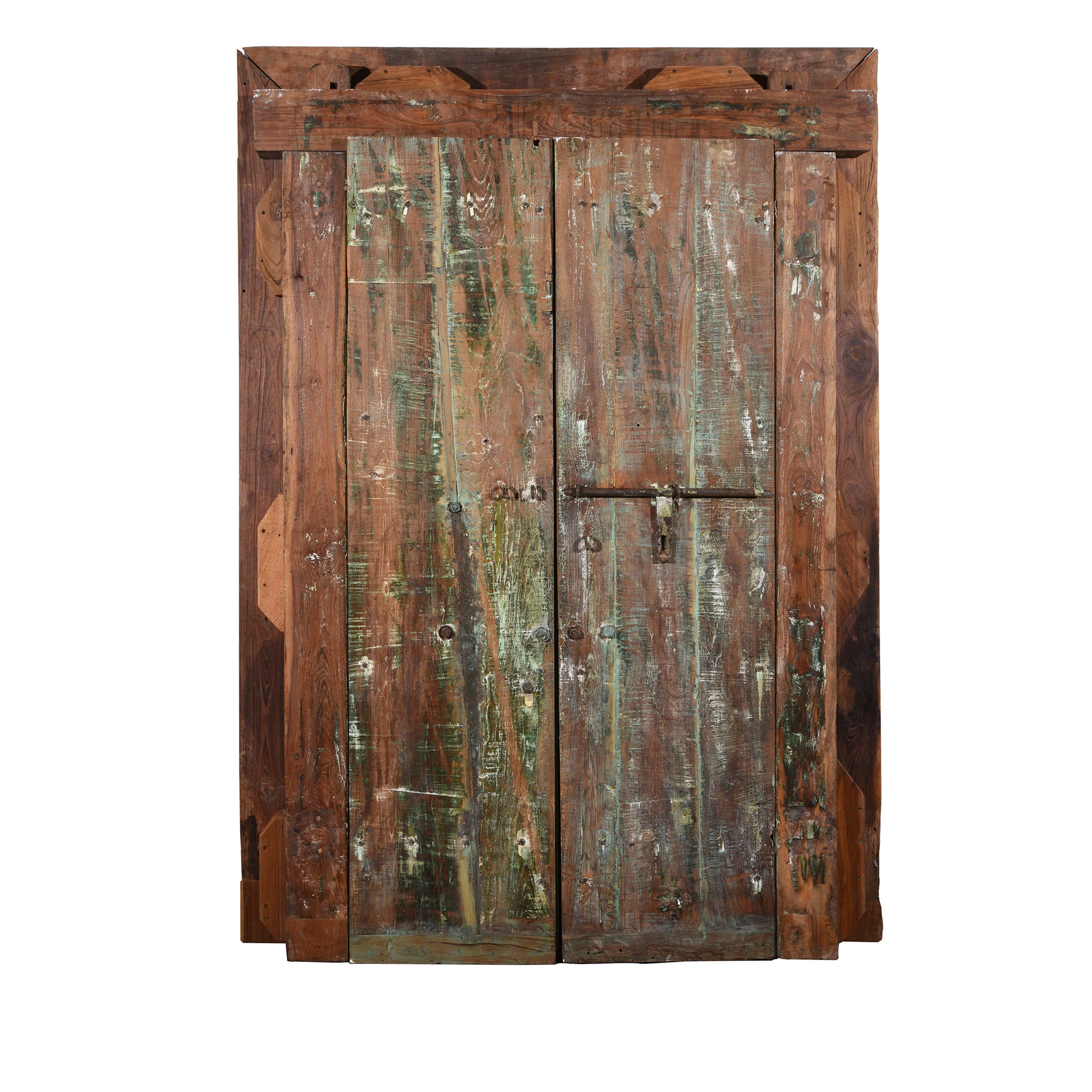 Old Painted Indian Doors From Gujarat - 19thC - Image 4