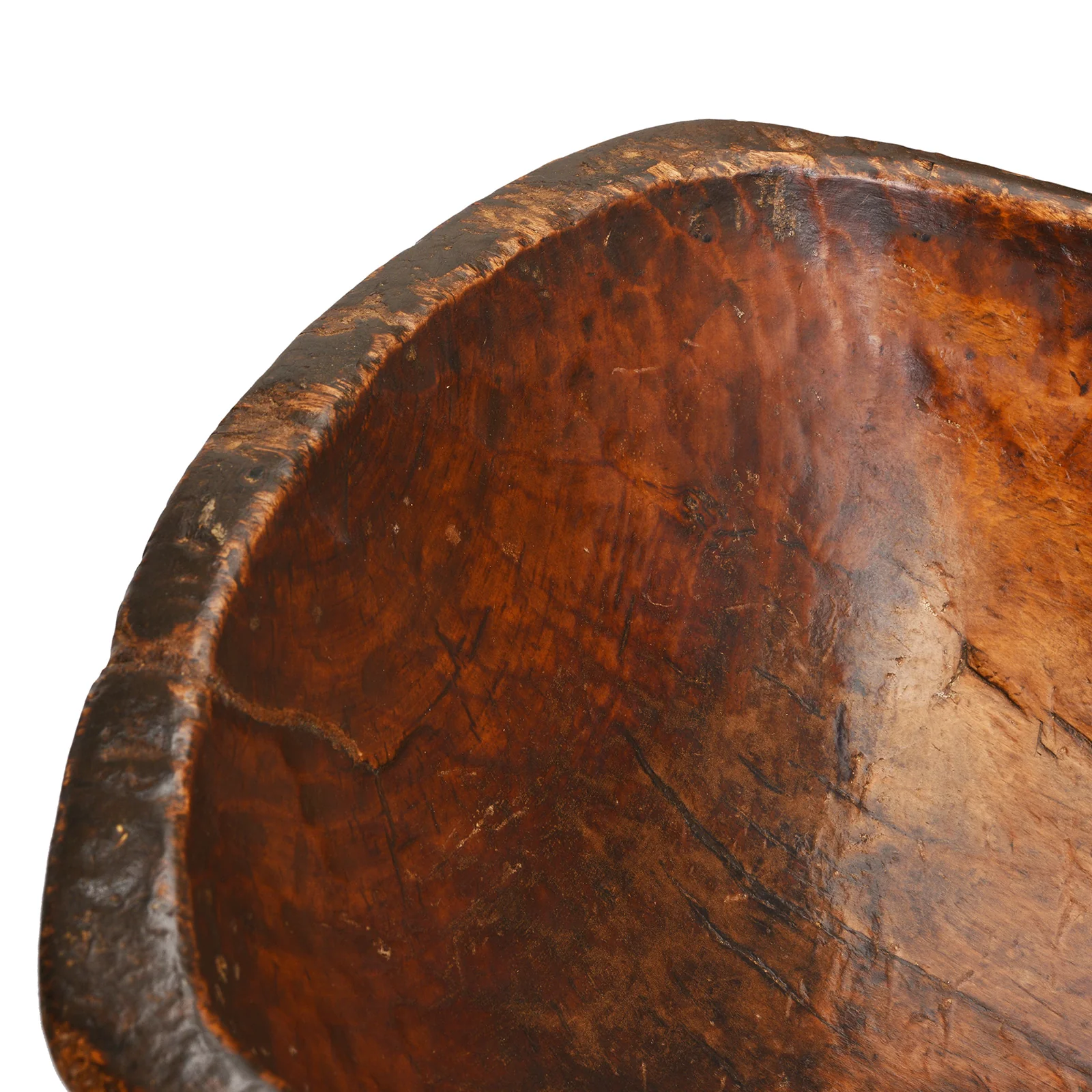 Old Tibetan Wooden Food Bowl - Ca 1920 - Image 4