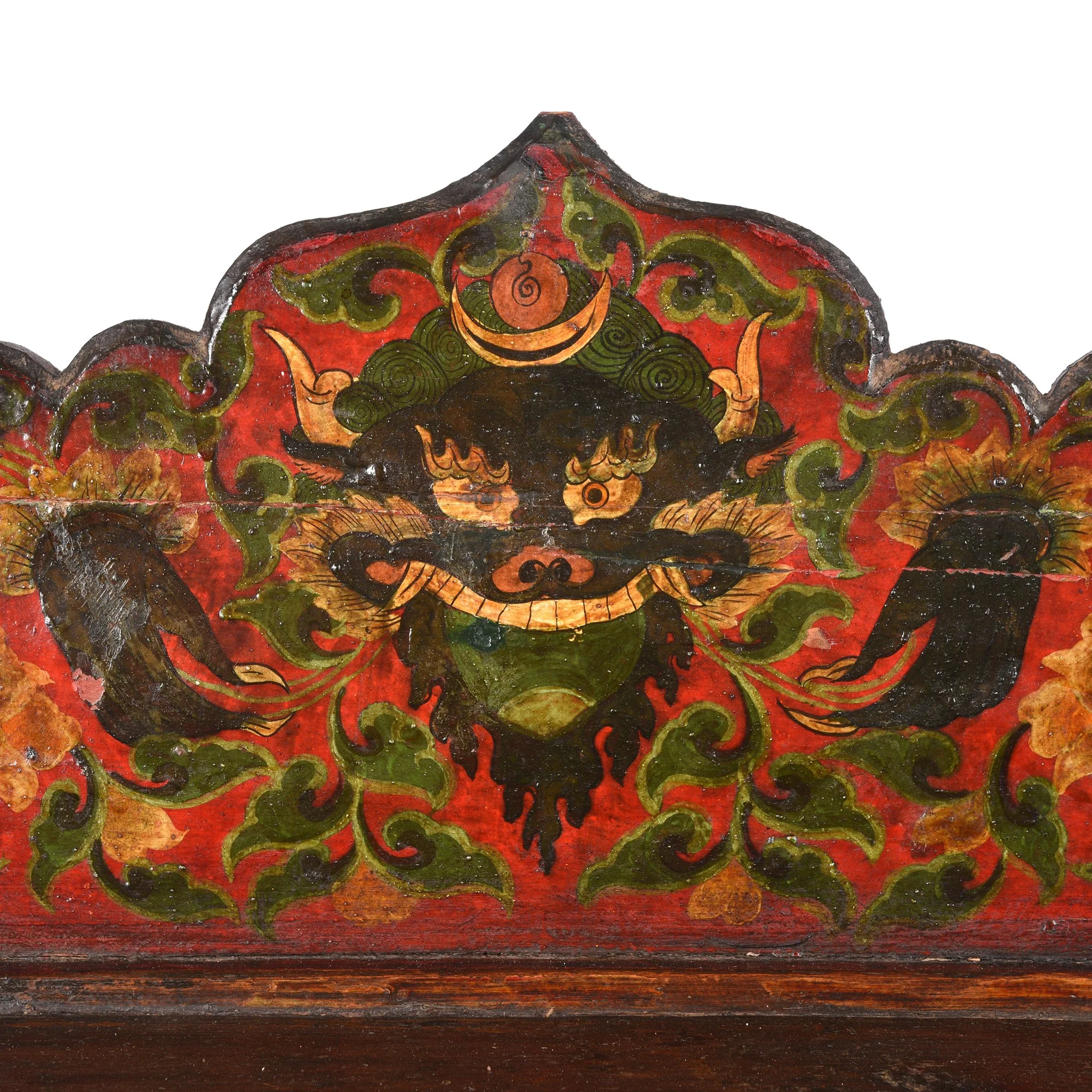 Painted Tibetan Prayer Table - 19thC - Image 3