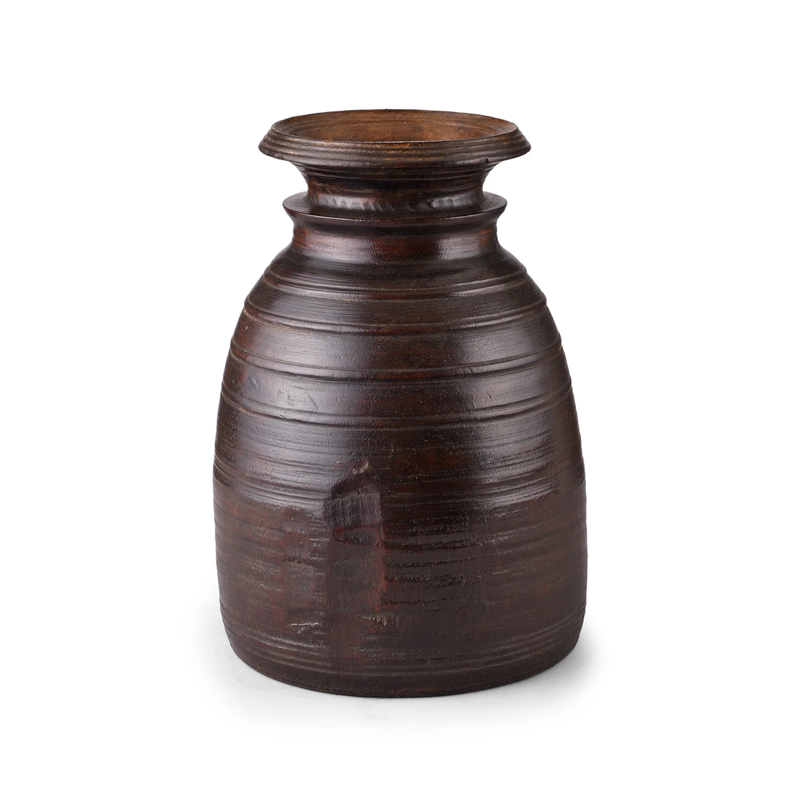 Old Wooden Milk Pot From Himachal Pradesh - 1920
