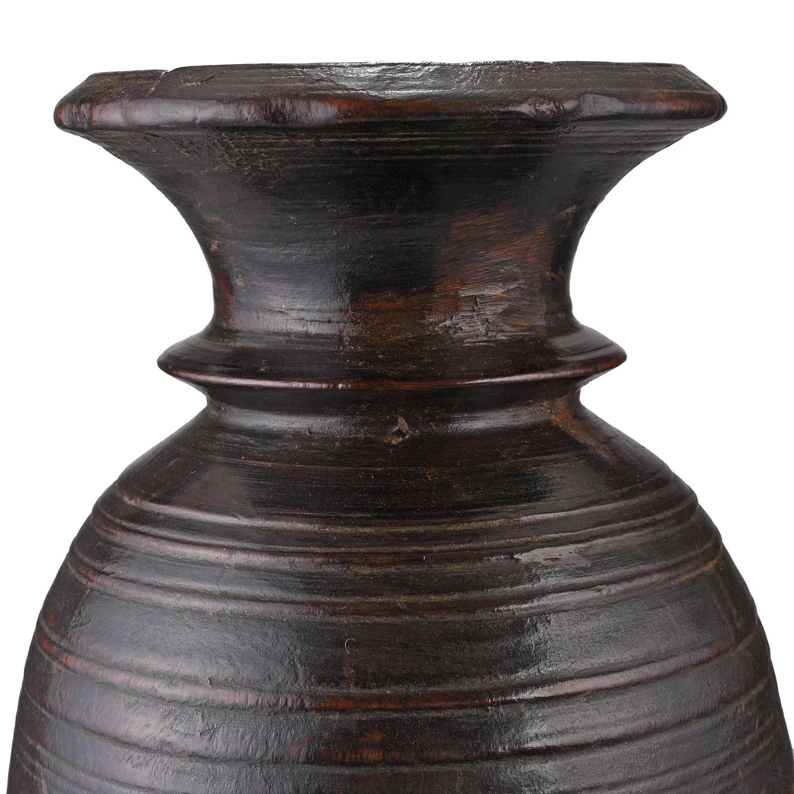 Old Wooden Milk Pot From Himachal Pradesh - Ca 1920 - Image 3