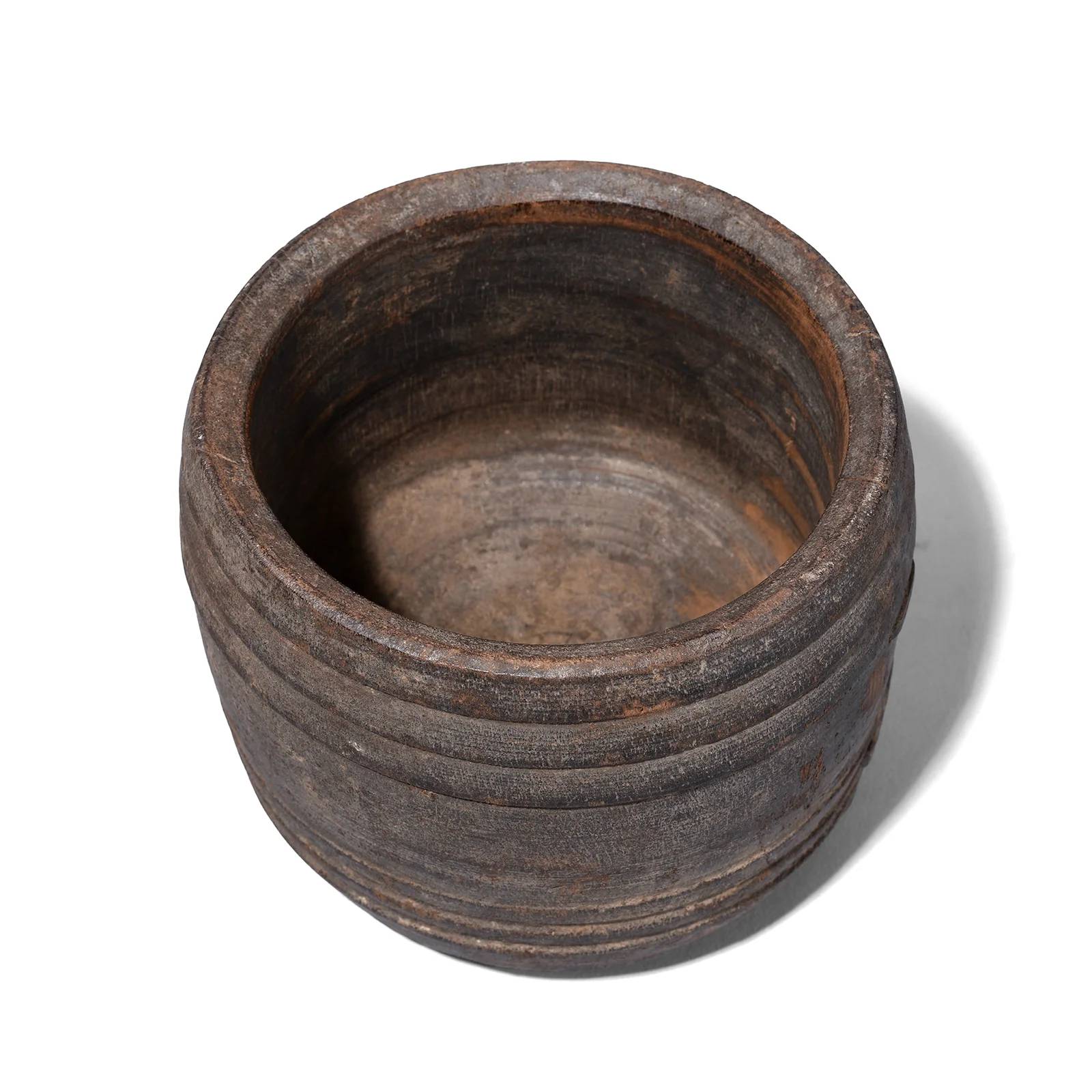Old Wooden Milk Pot From Himachal Pradesh - Ca 1920 - Image 12