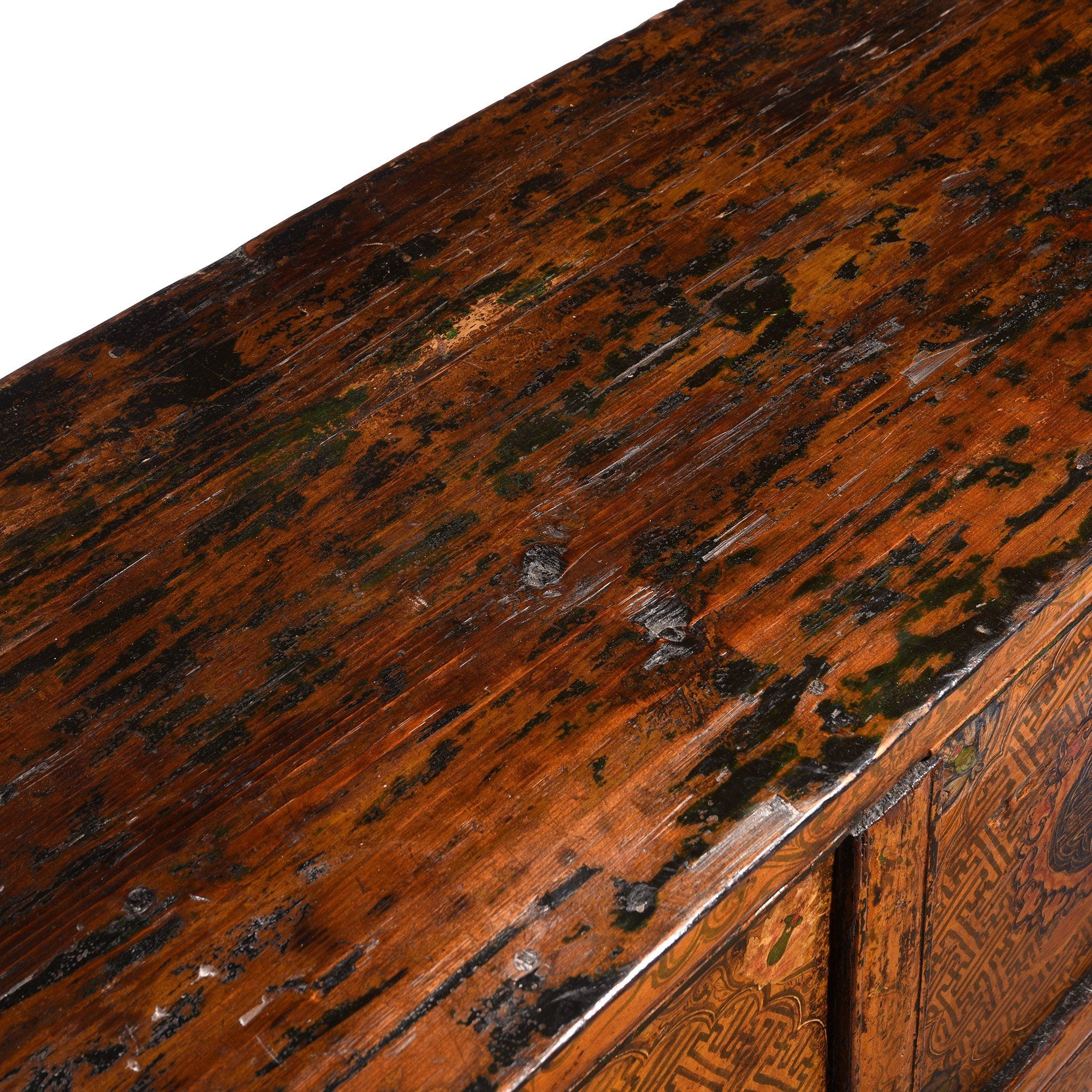 Painted Tibetan Cabinet From Lhasa - 19thC - Image 11