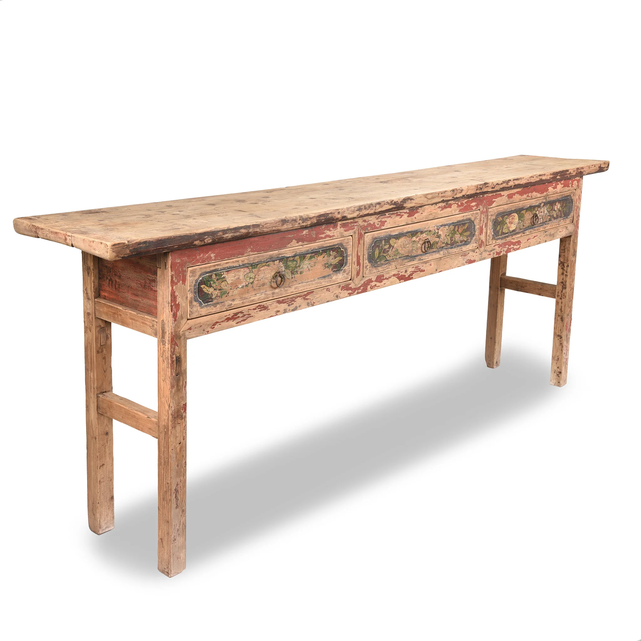 Painted Altar Table From Mongolia - 19thC - Image 3