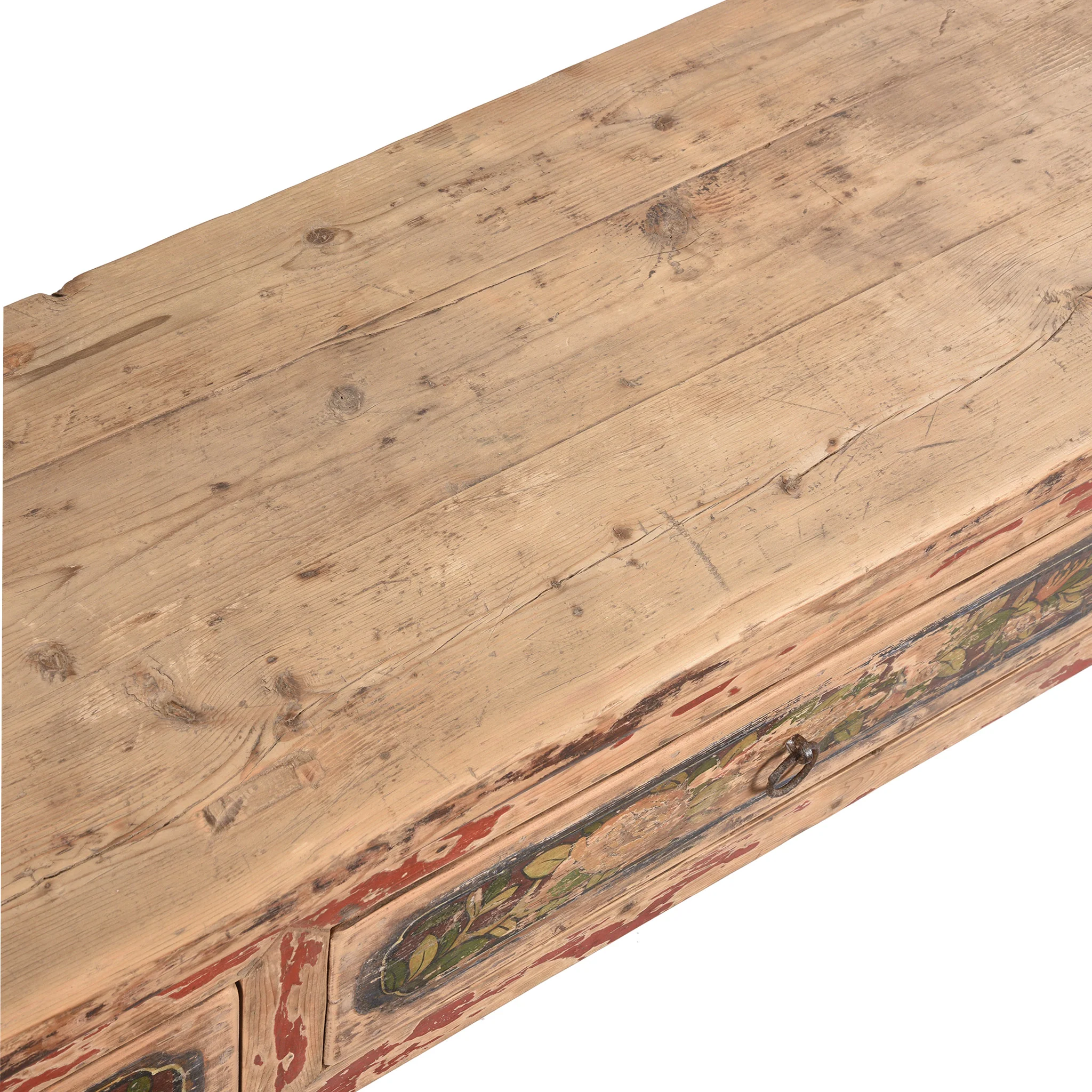 Painted Altar Table From Mongolia - 19thC - Image 8