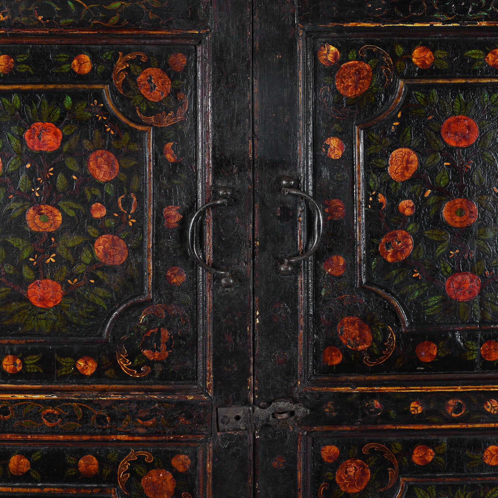 Painted Bikaner Doors - 19th Century - Image 4