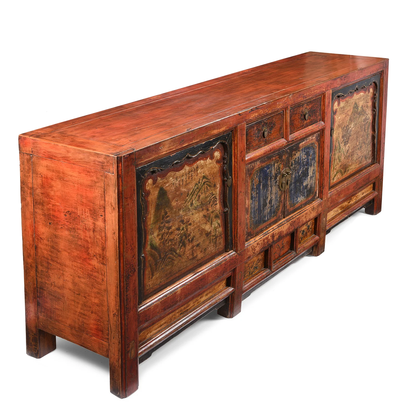 Painted Sideboard From Qinghai - 19th Century - Image 5