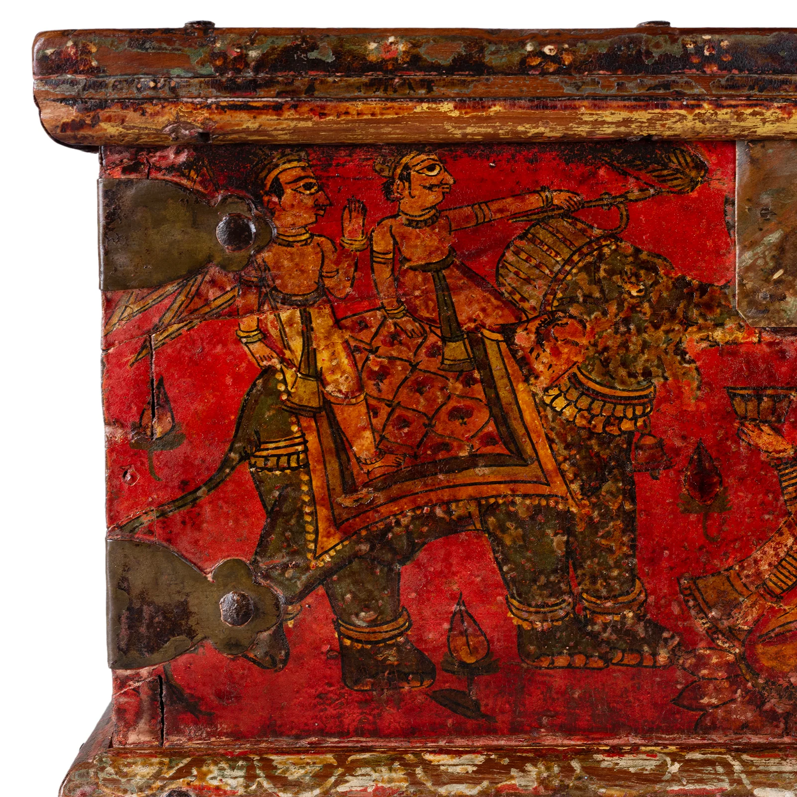 Painted Cash Box From Phalodi - 18th Century - Image 3