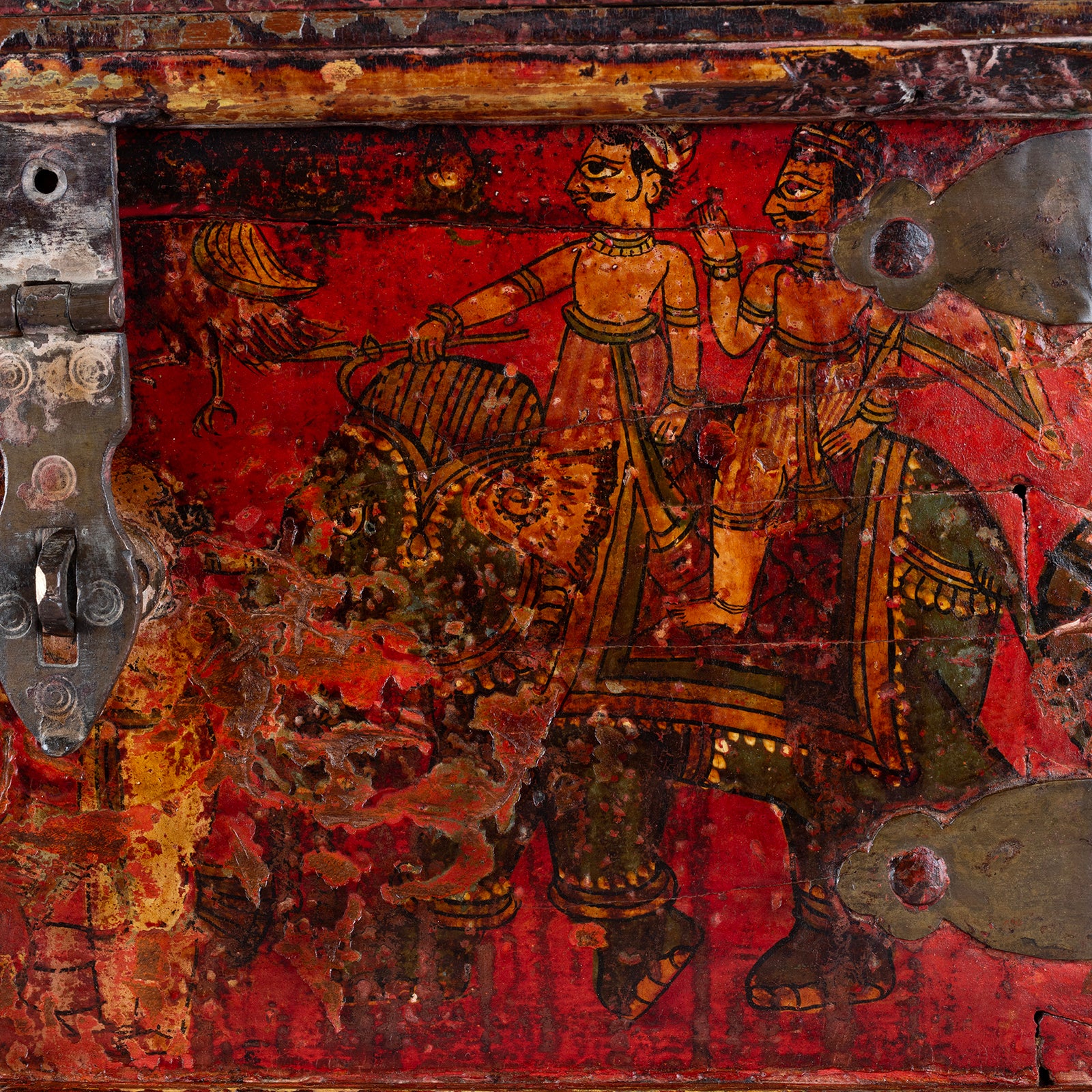 Painted Cash Box From Phalodi - 18th Century - Image 5