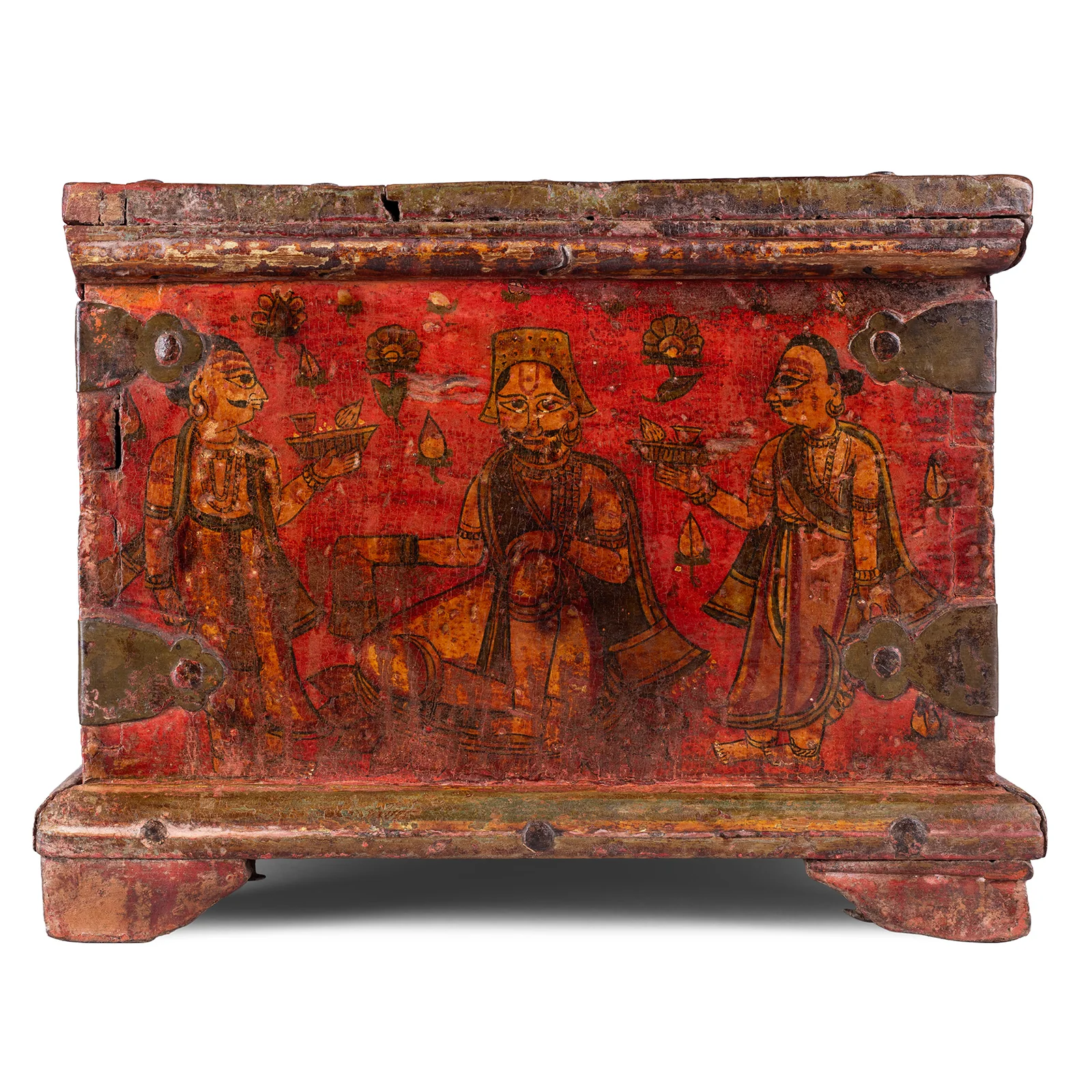 Painted Cash Box From Phalodi - 18th Century - Image 9