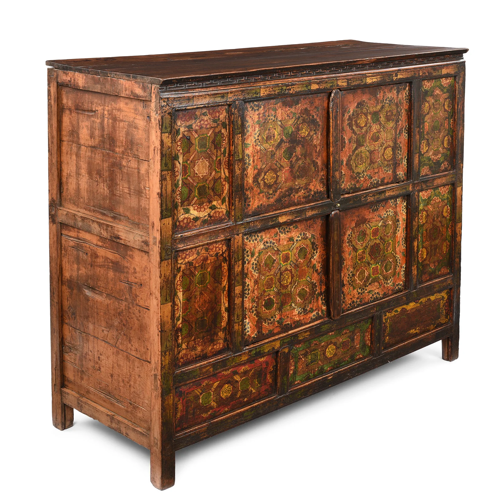Painted Tibetan Altar Cabinet - Early 19th Century - Image 5