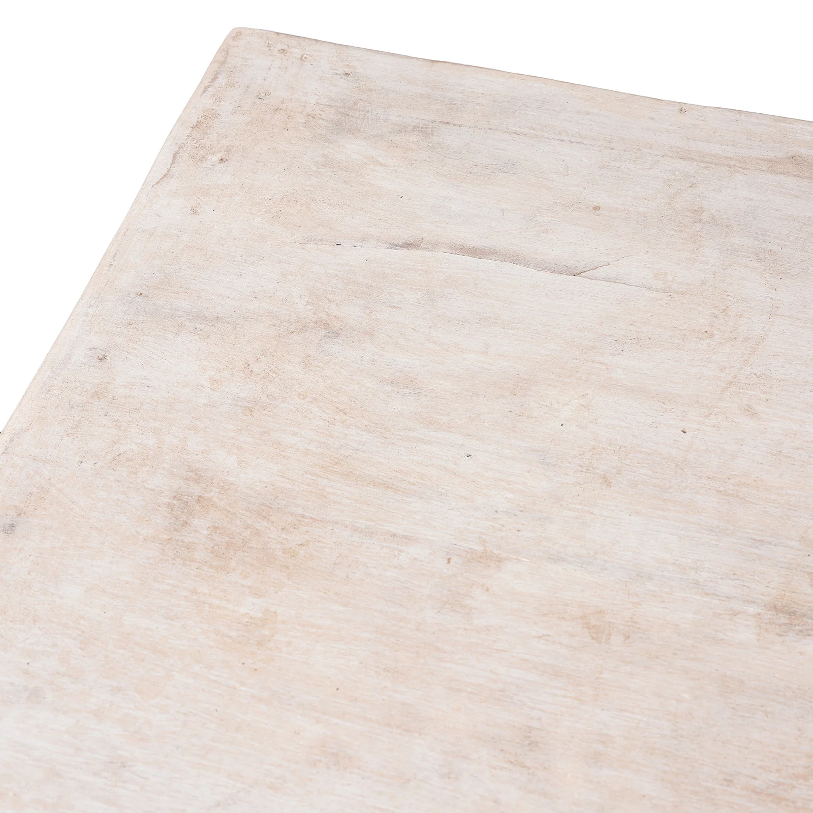 White Painted Console Table Made From Reclaimed Teak - Image 6