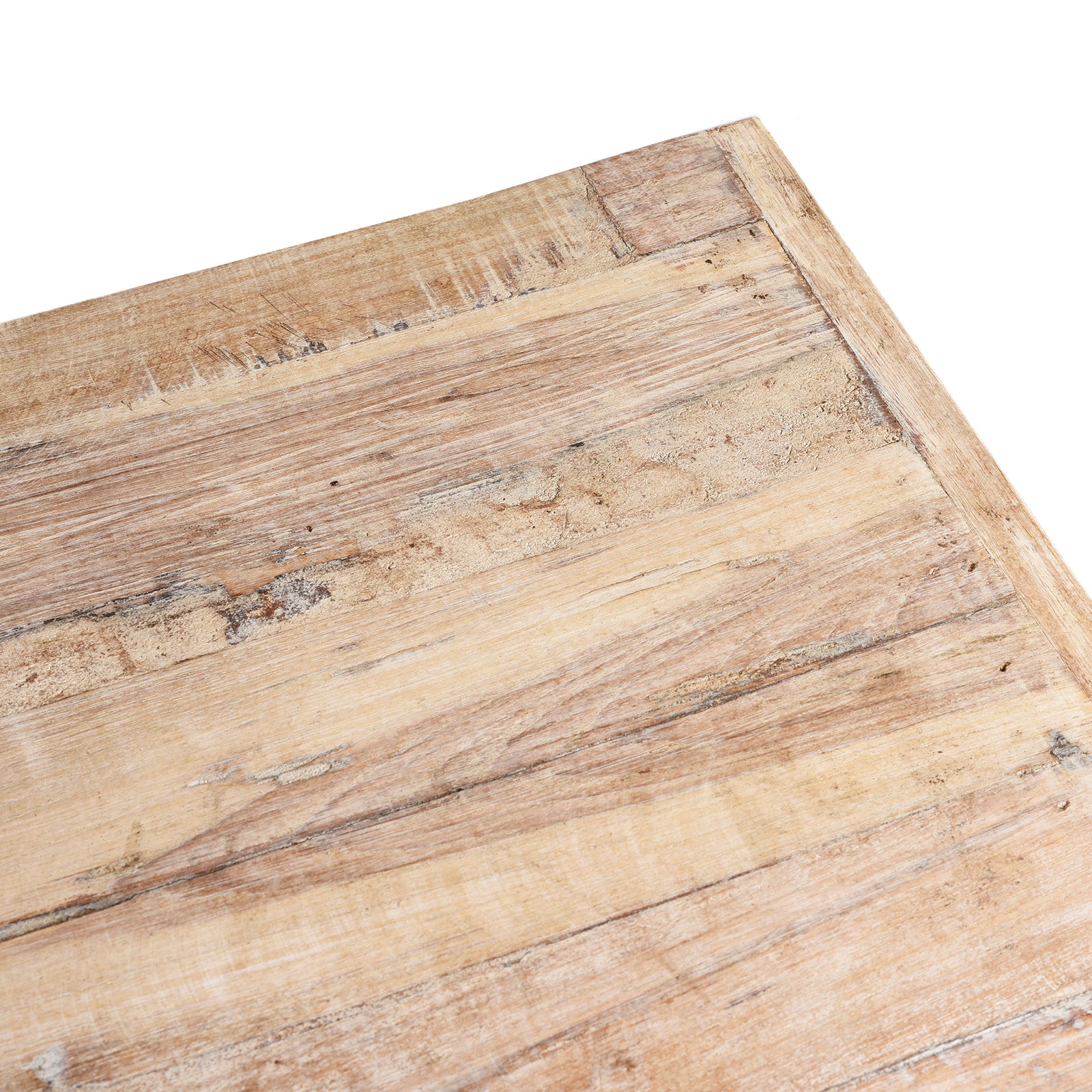 Painted Console Table Made From Reclaimed Teak - Image 9