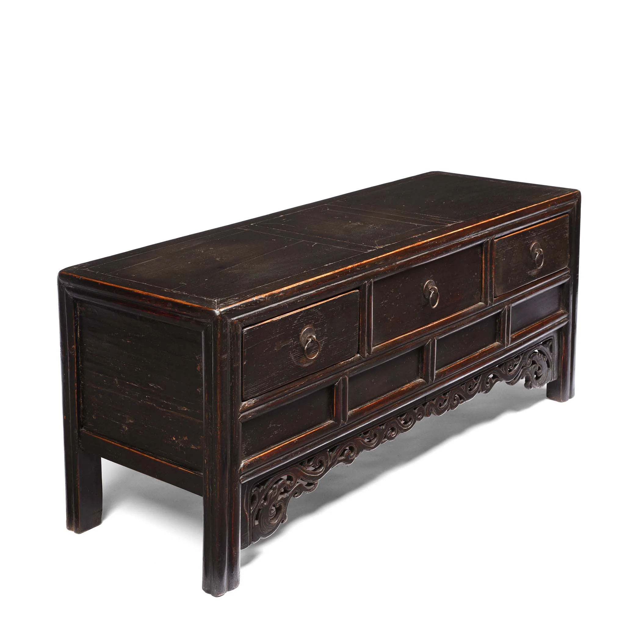 Painted Elm Kang Table From Shanxi - Late 19thC - Image 4