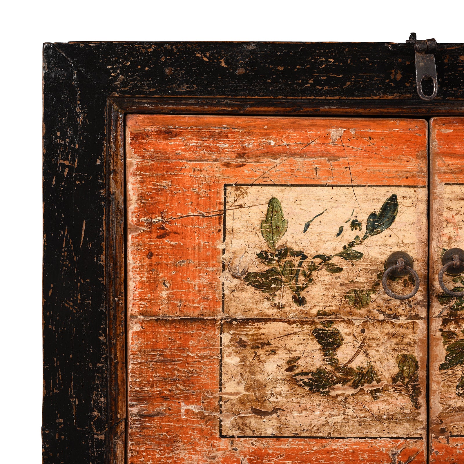 Painted Mongolian Sideboard Made Elm - Ca 1910 - Image 2