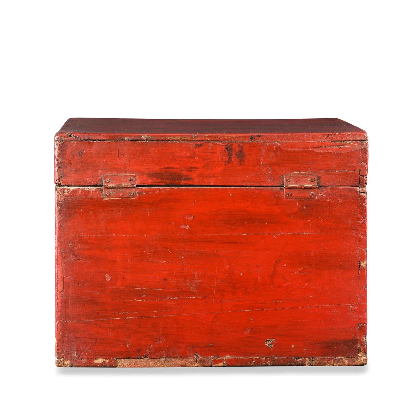 Painted Wedding Box From Shanxi - Foo Dog - Late 19th Century - Image 7