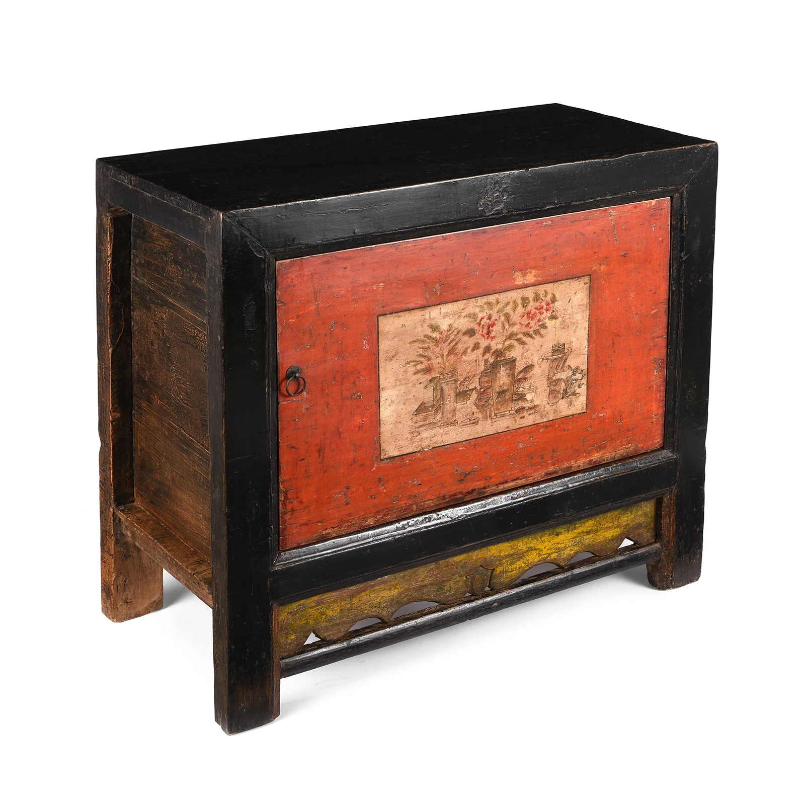 Painted Gansu Side Cabinet - Late 19th Century - Image 2