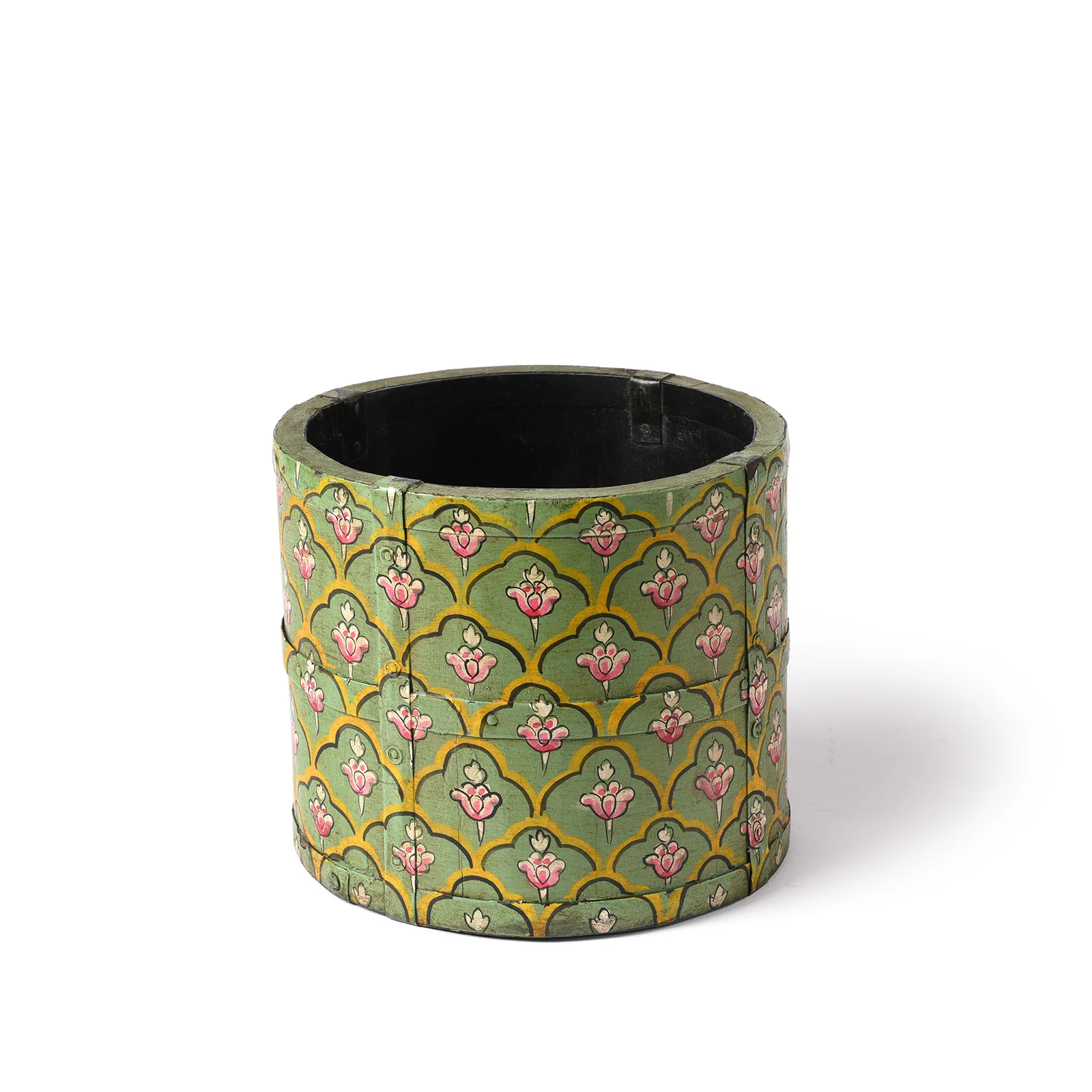 Painted Grain Measure Planter - Mughal Green - Image 7