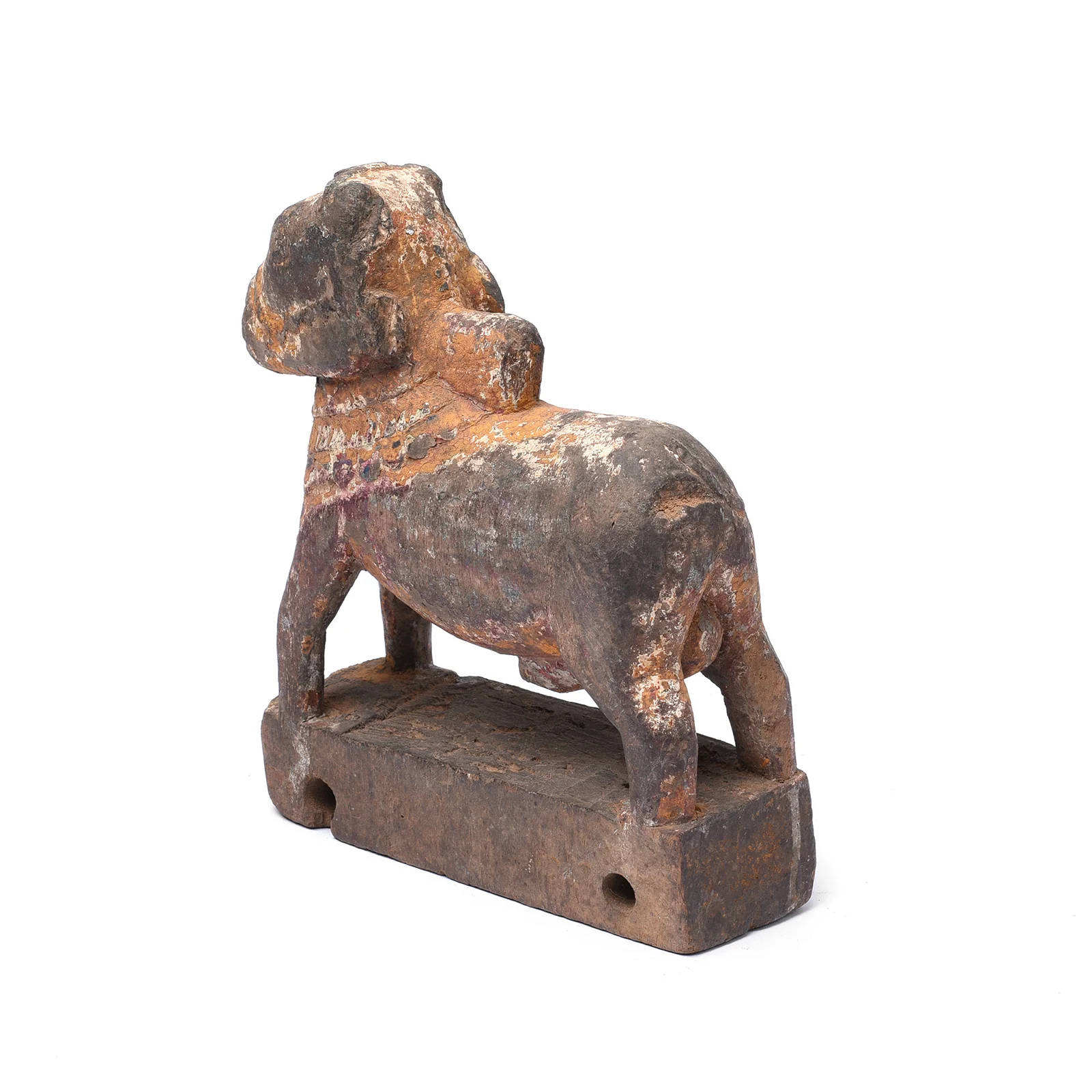 Painted Indian Nandi Bull Figurine From Rajasthan - Ca 1920 - Image 4