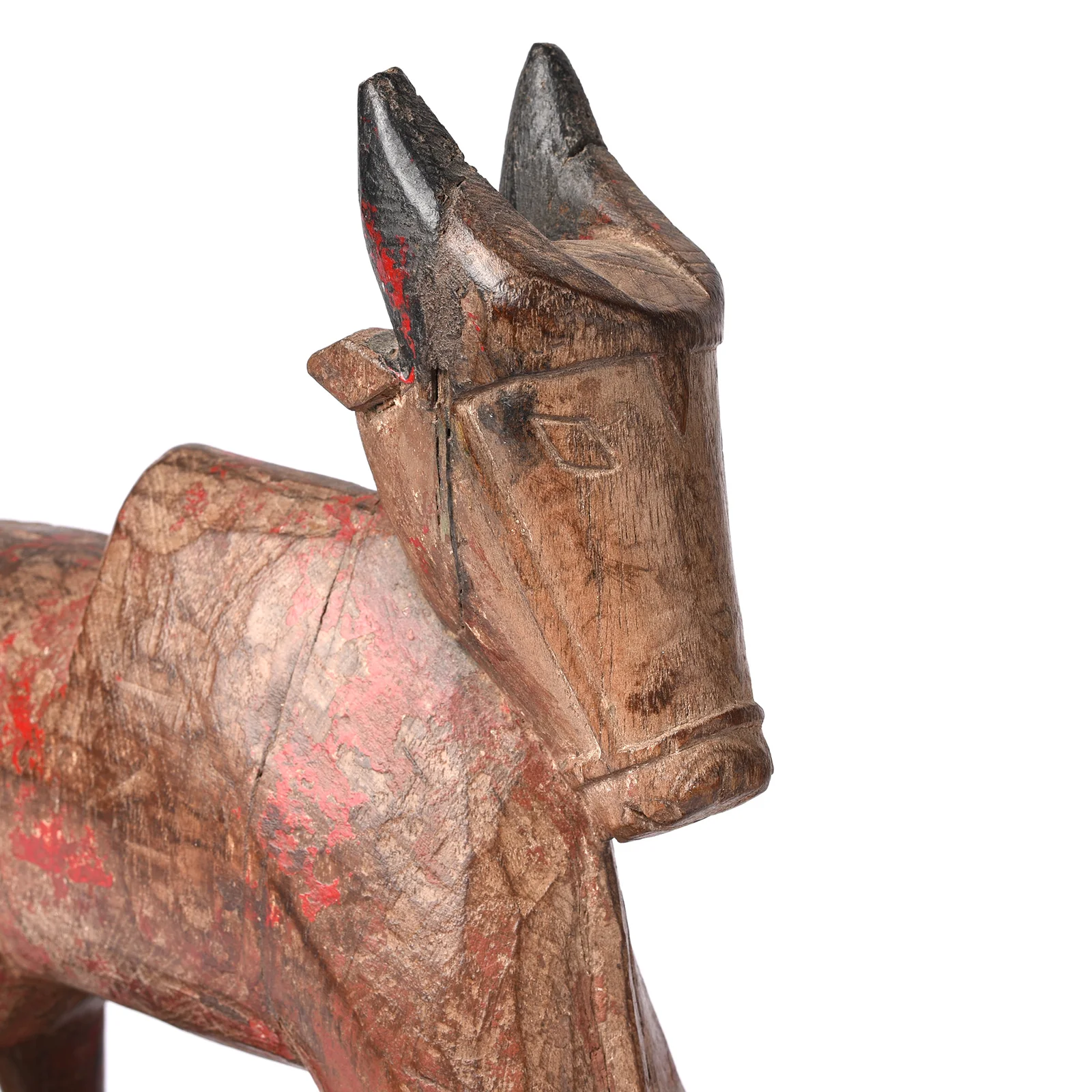 Painted Indian Nandi Bull Figurine From Rajasthan - Ca 1920 - Image 2