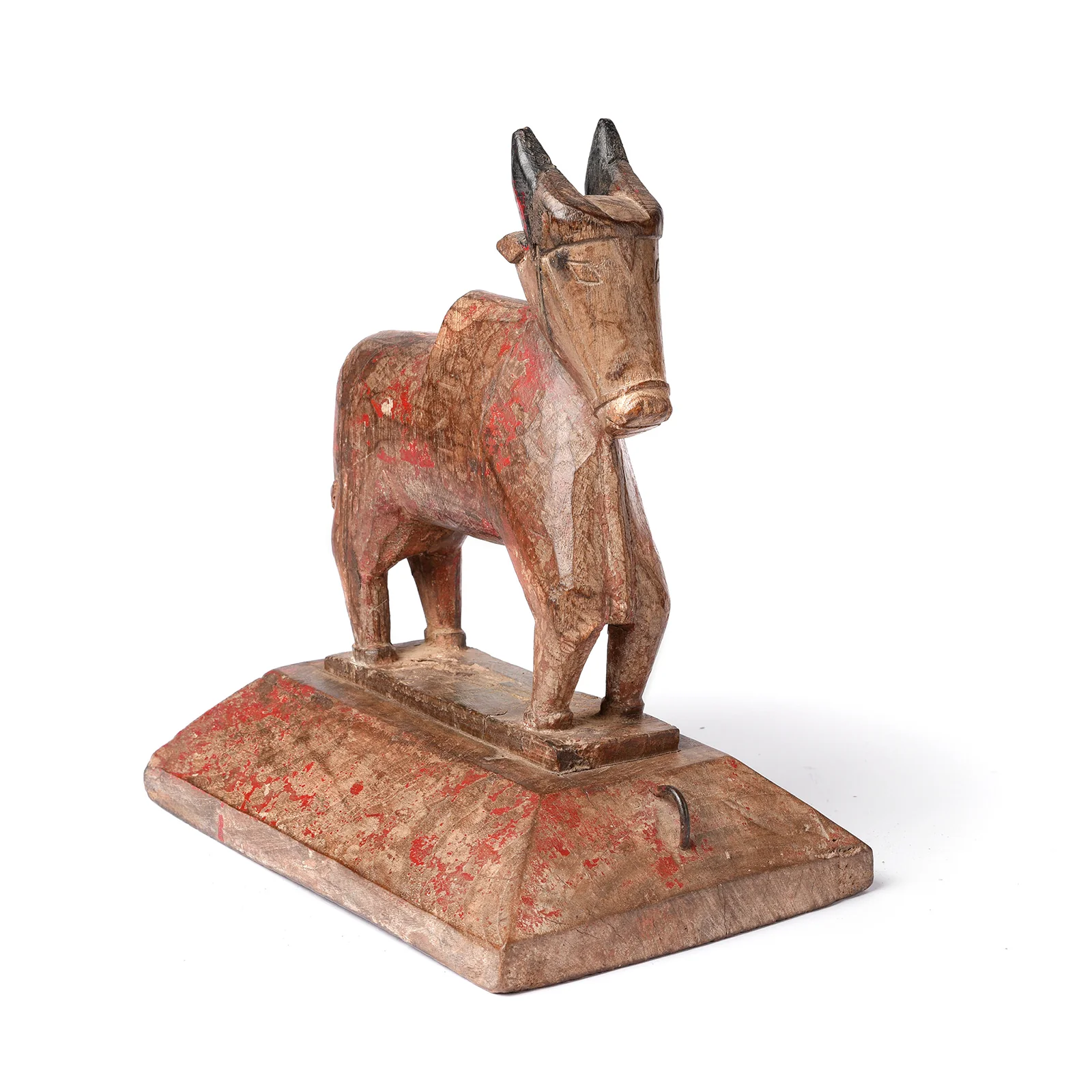Painted Indian Nandi Bull Figurine From Rajasthan - Ca 1920 - Image 3