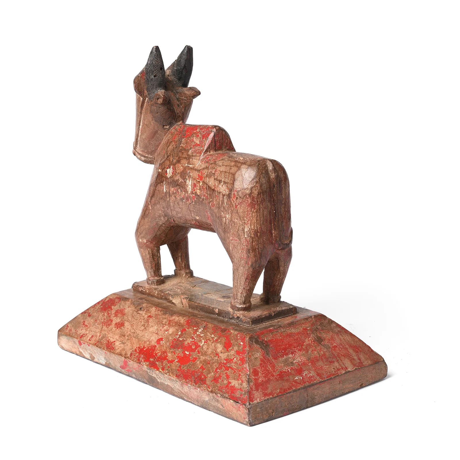 Painted Indian Nandi Bull Figurine From Rajasthan - Ca 1920 - Image 4