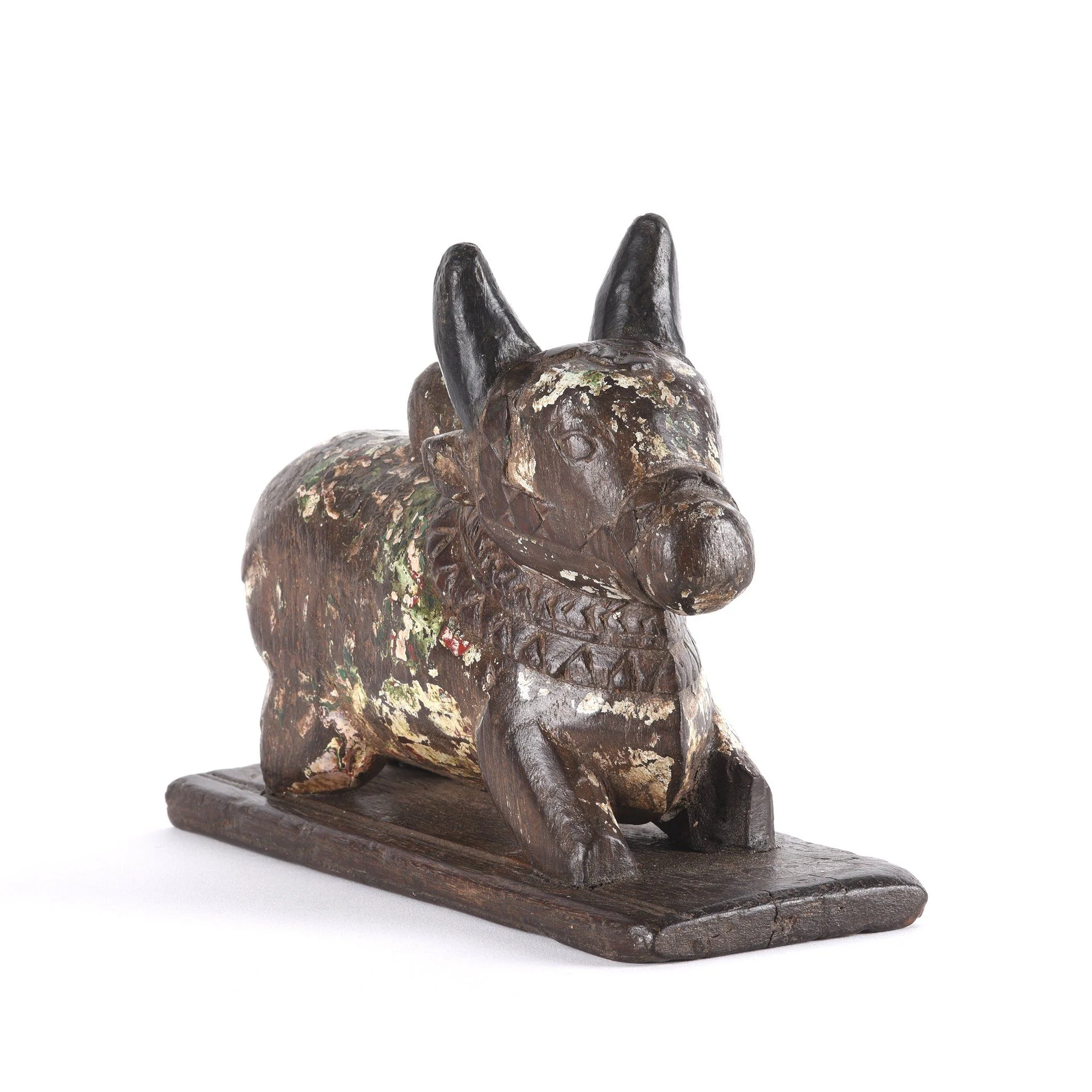 Painted Indian Nandi Bull Figurine From Rajasthan - Ca 1920 - Image 3