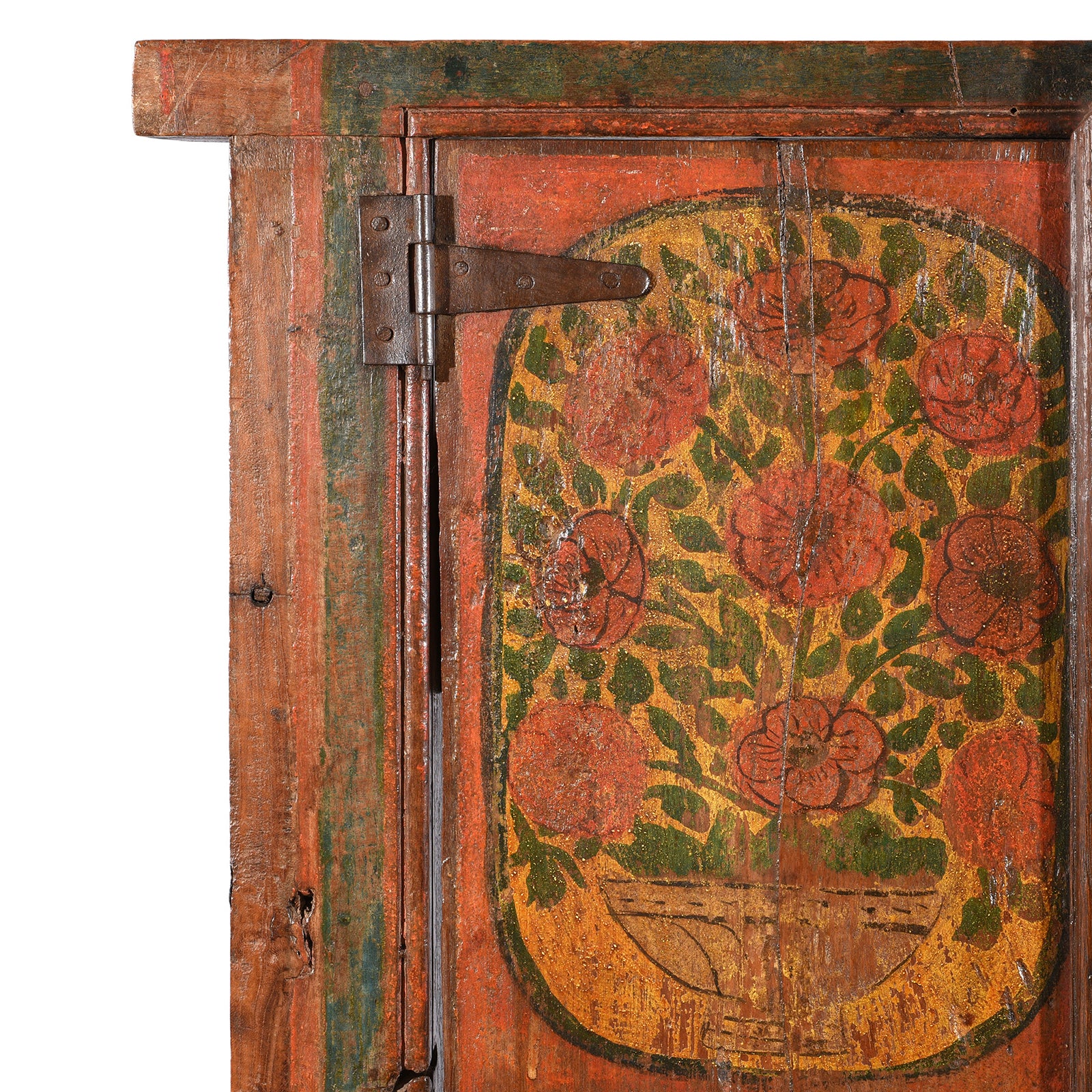 Painted Indian Window From Bikaner - 19th Century - Image 3