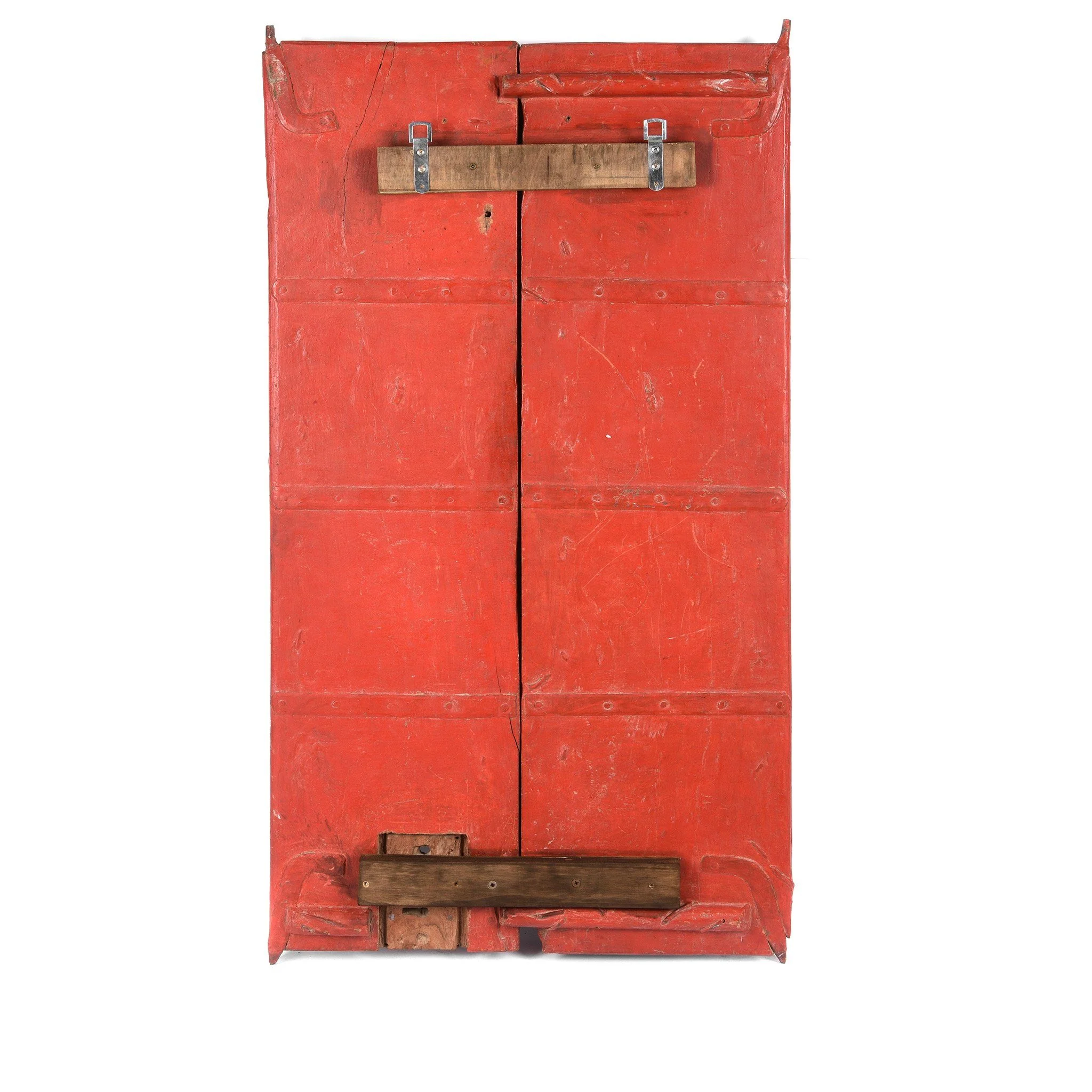Painted Indian Window Shutter From Bikaner - 18thC - Image 5