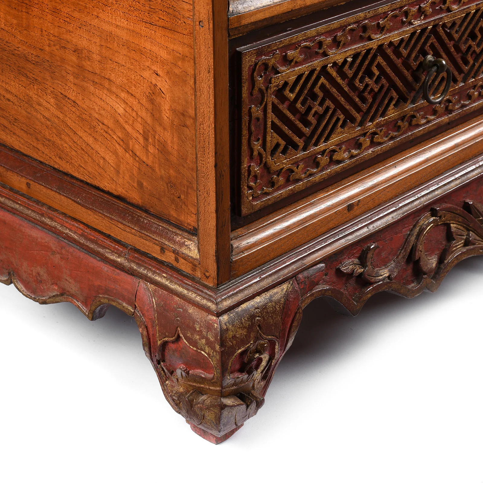 Painted Indonesian Madura Chest - 19th Century - Image 8