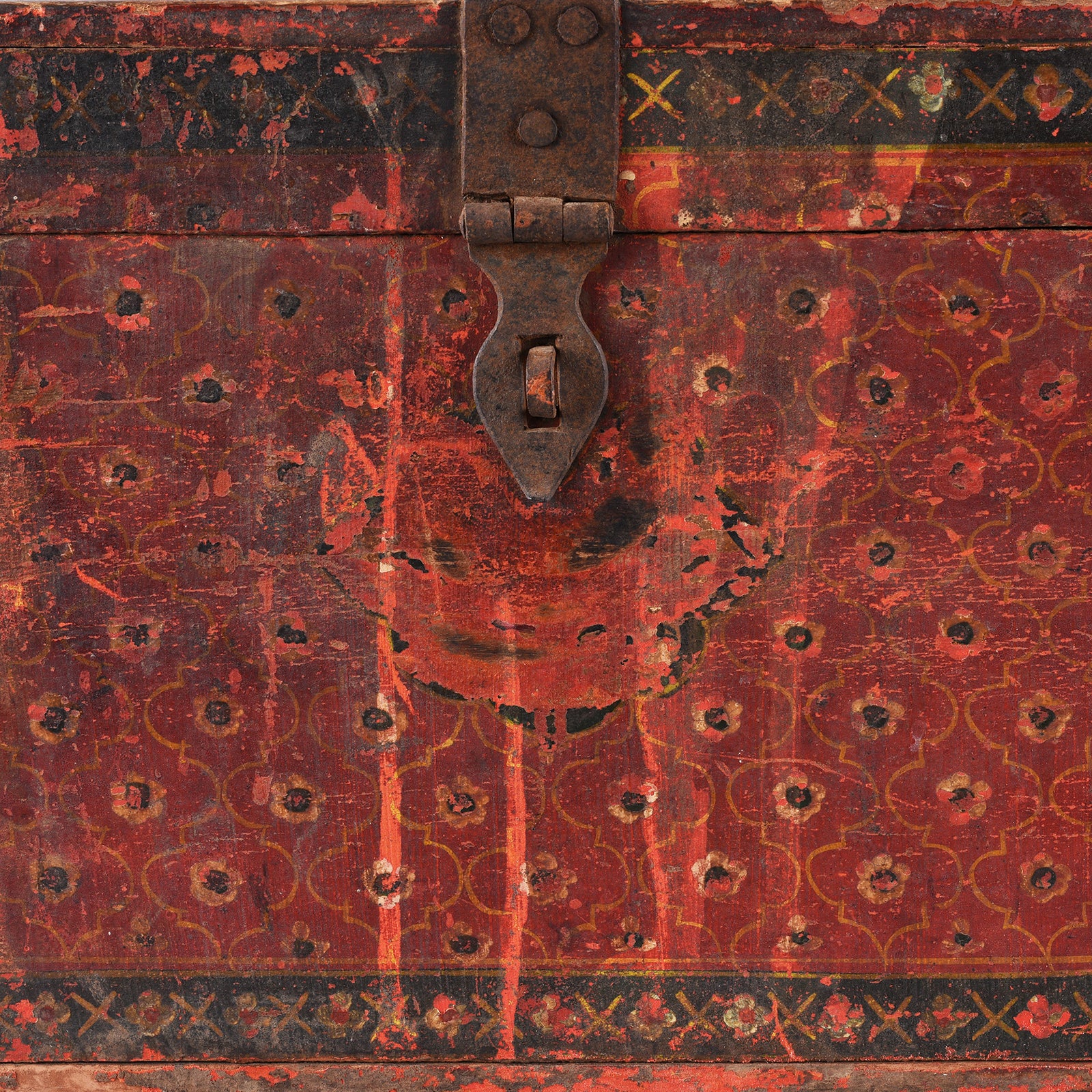 Painted Jain Book Box From Gujarat - 19th Century - Image 2
