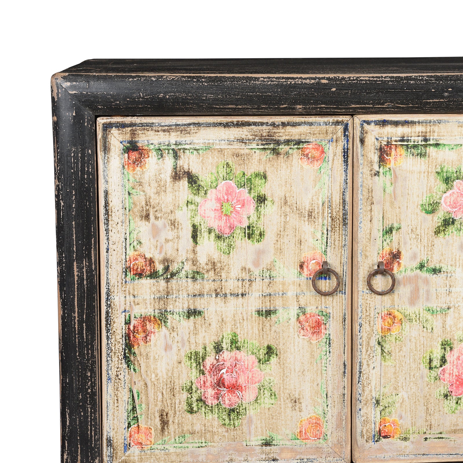 Painted 'Kang' Low Cabinet From Mongolia - Image 7