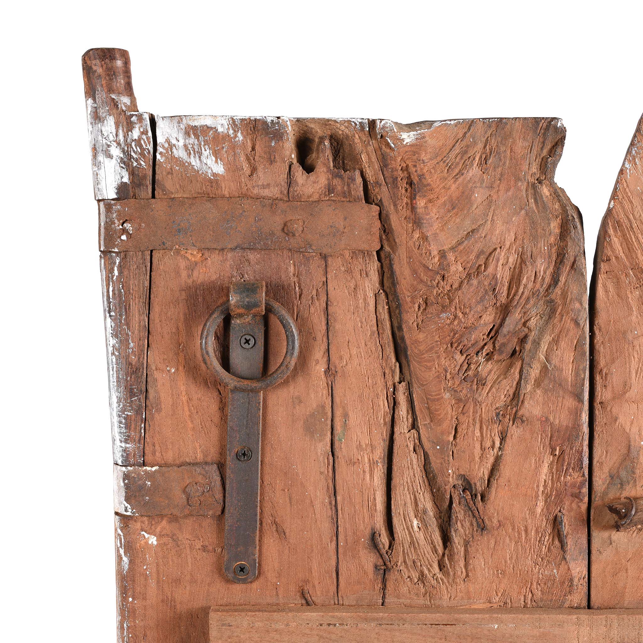 Painted Mica Indian Window Shutter From Rajasthan - 18thC - Image 7