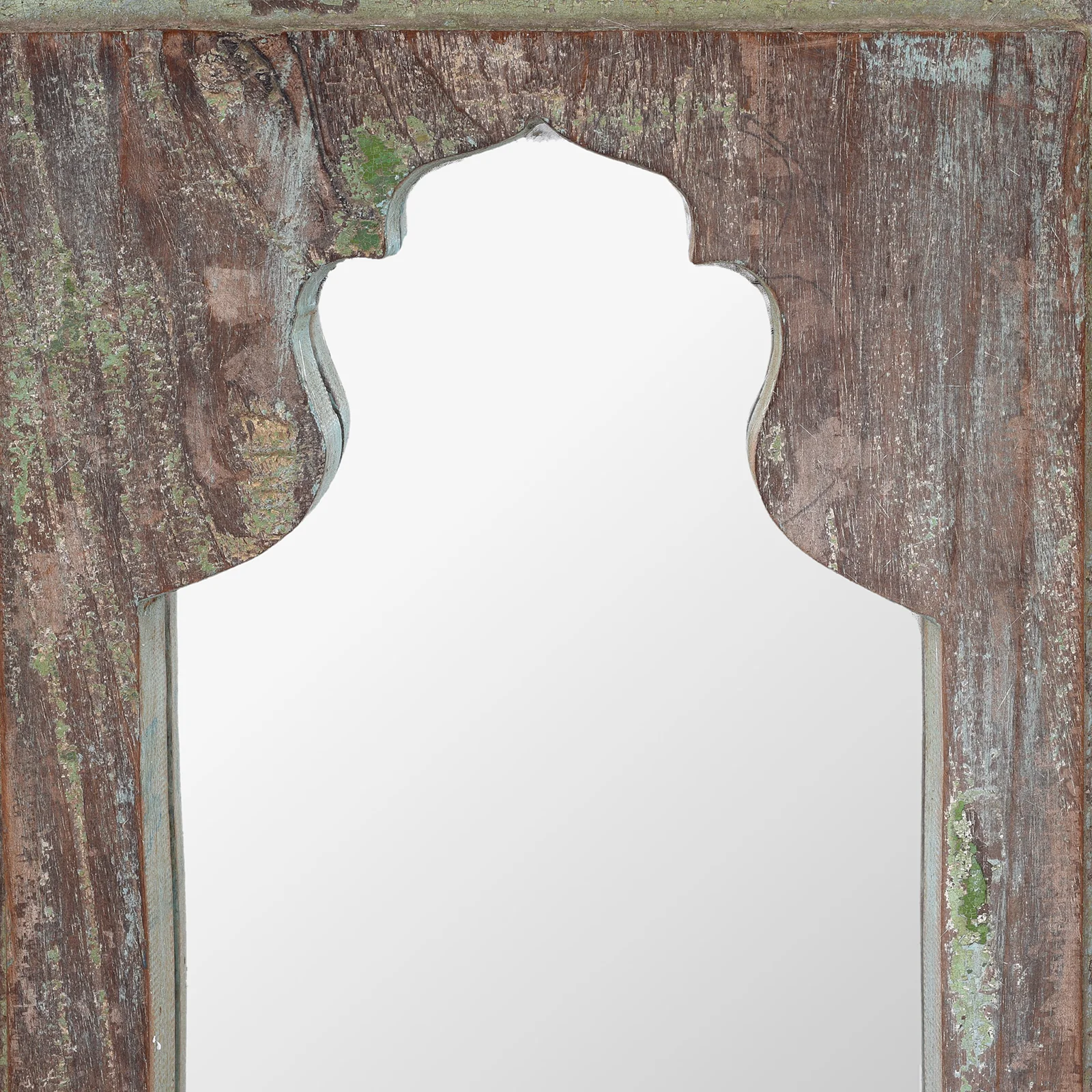 Blue Painted Mihrab Mirror - Image 2