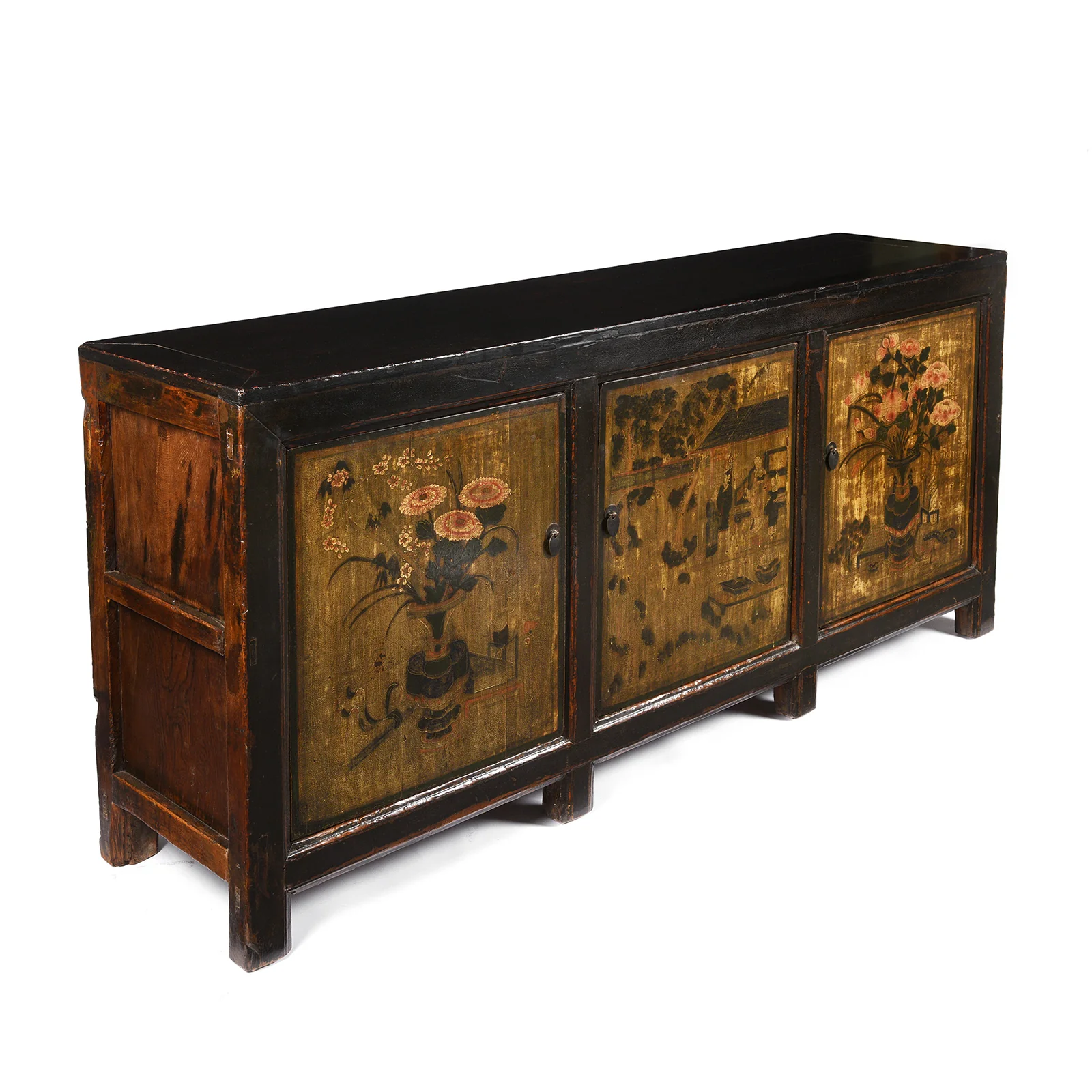 Painted Cedar Sideboard From Mongolia - 19thC - Image 3