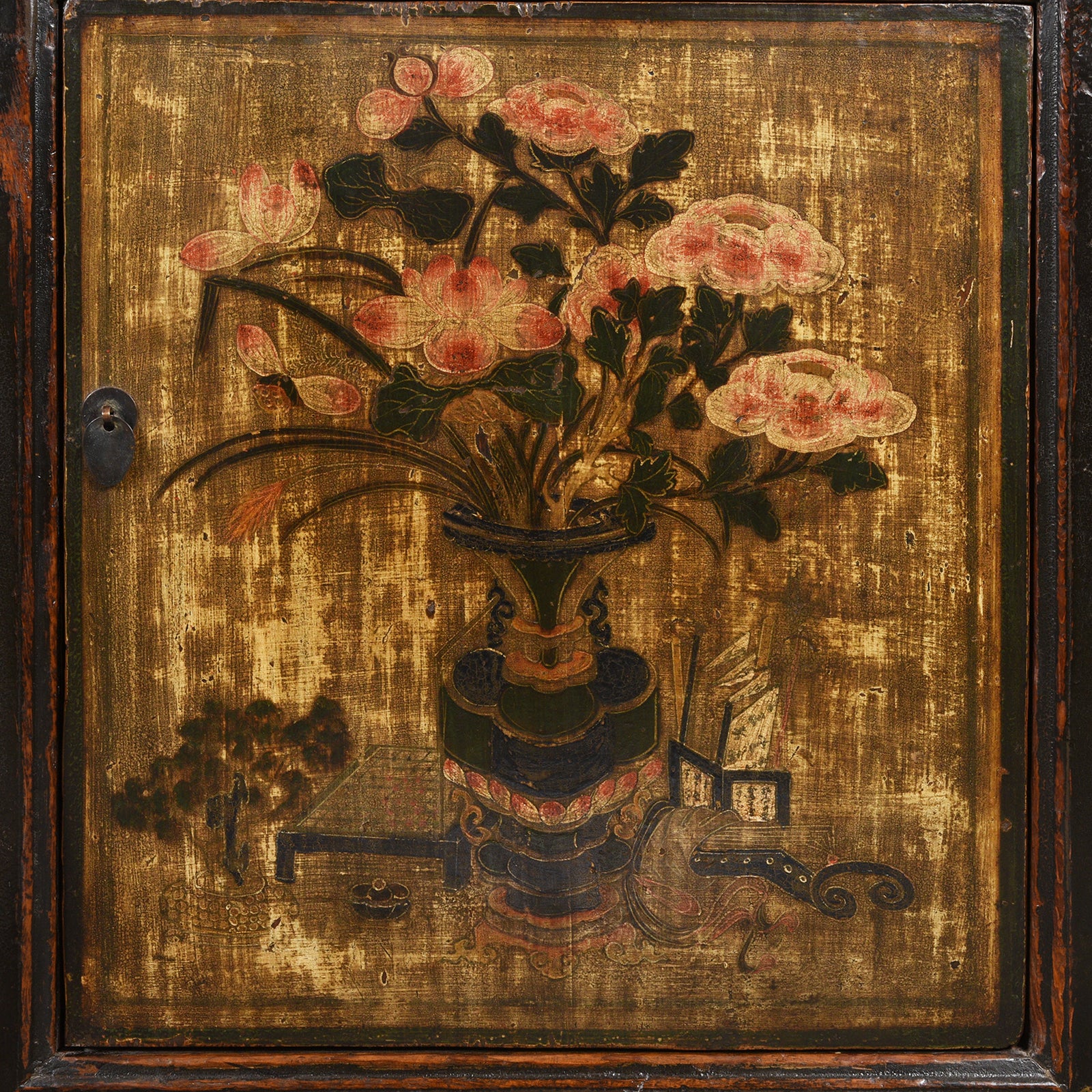 Painted Cedar Sideboard From Mongolia - 19thC - Image 5