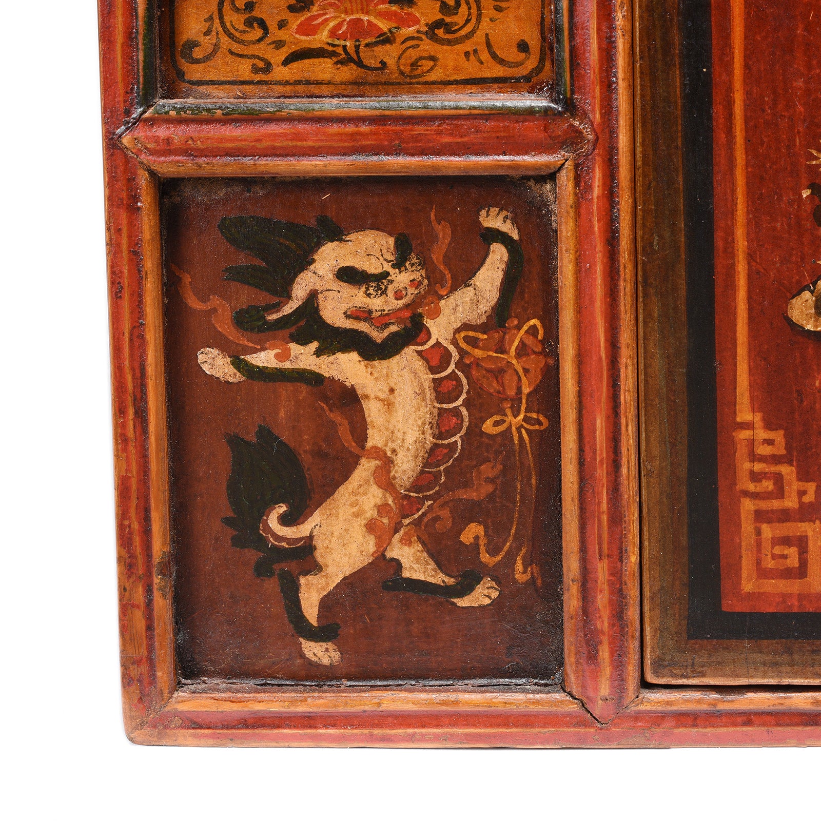 Painted Mongolian Cabinet - 18thC - Image 8