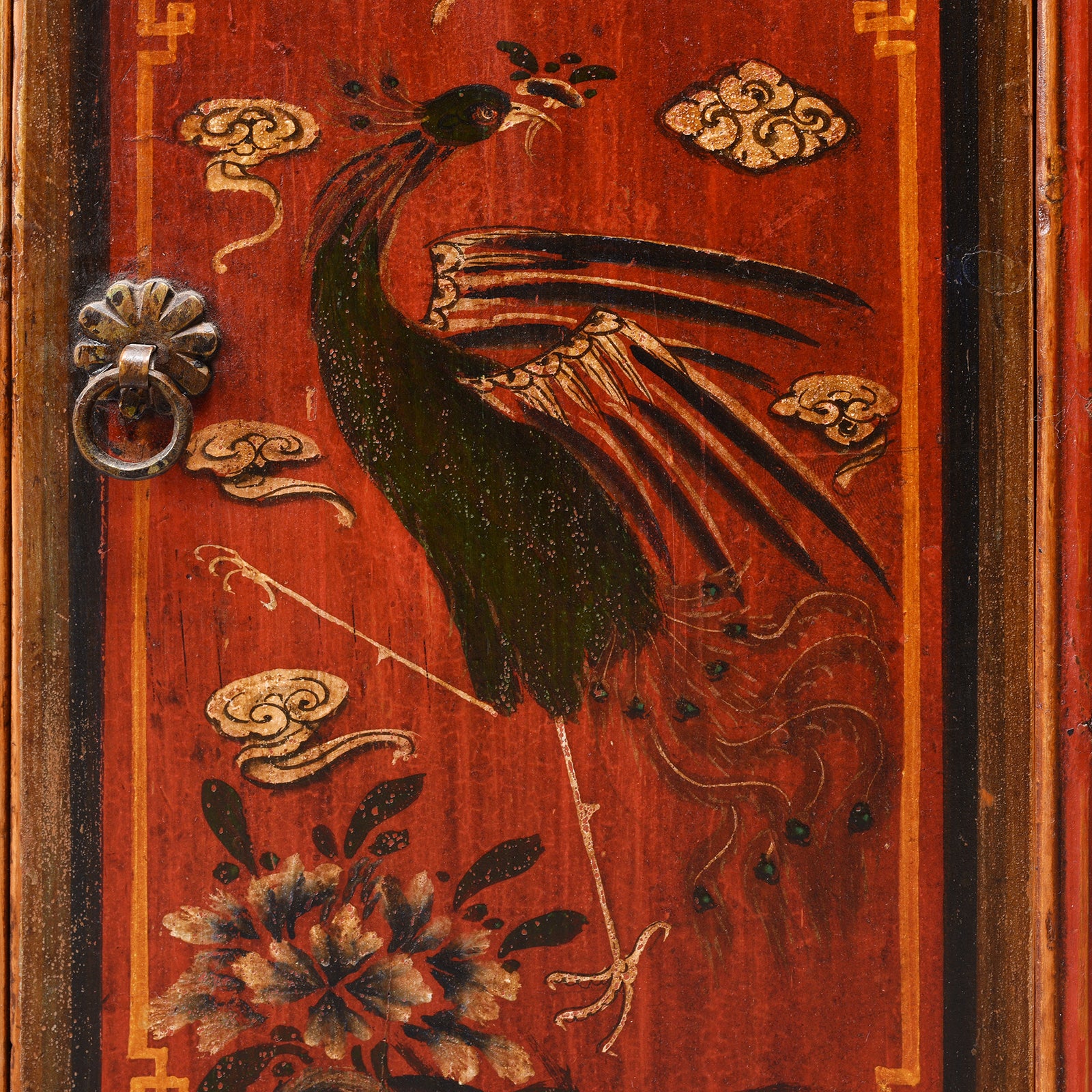 Painted Mongolian Cabinet - 18thC - Image 9