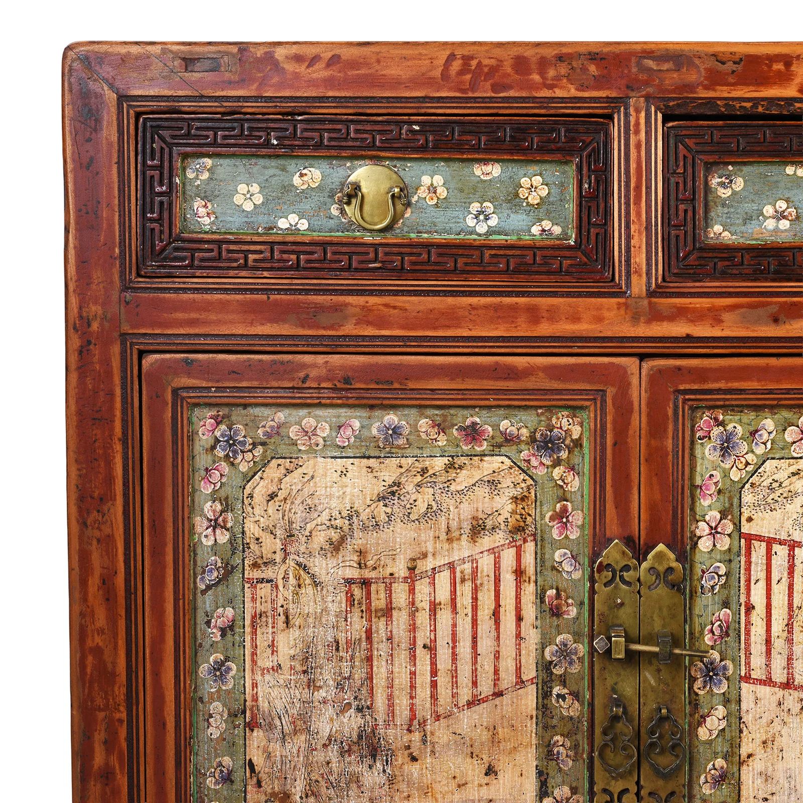 Painted Mongolian Sideboard - 19th Century - Image 3