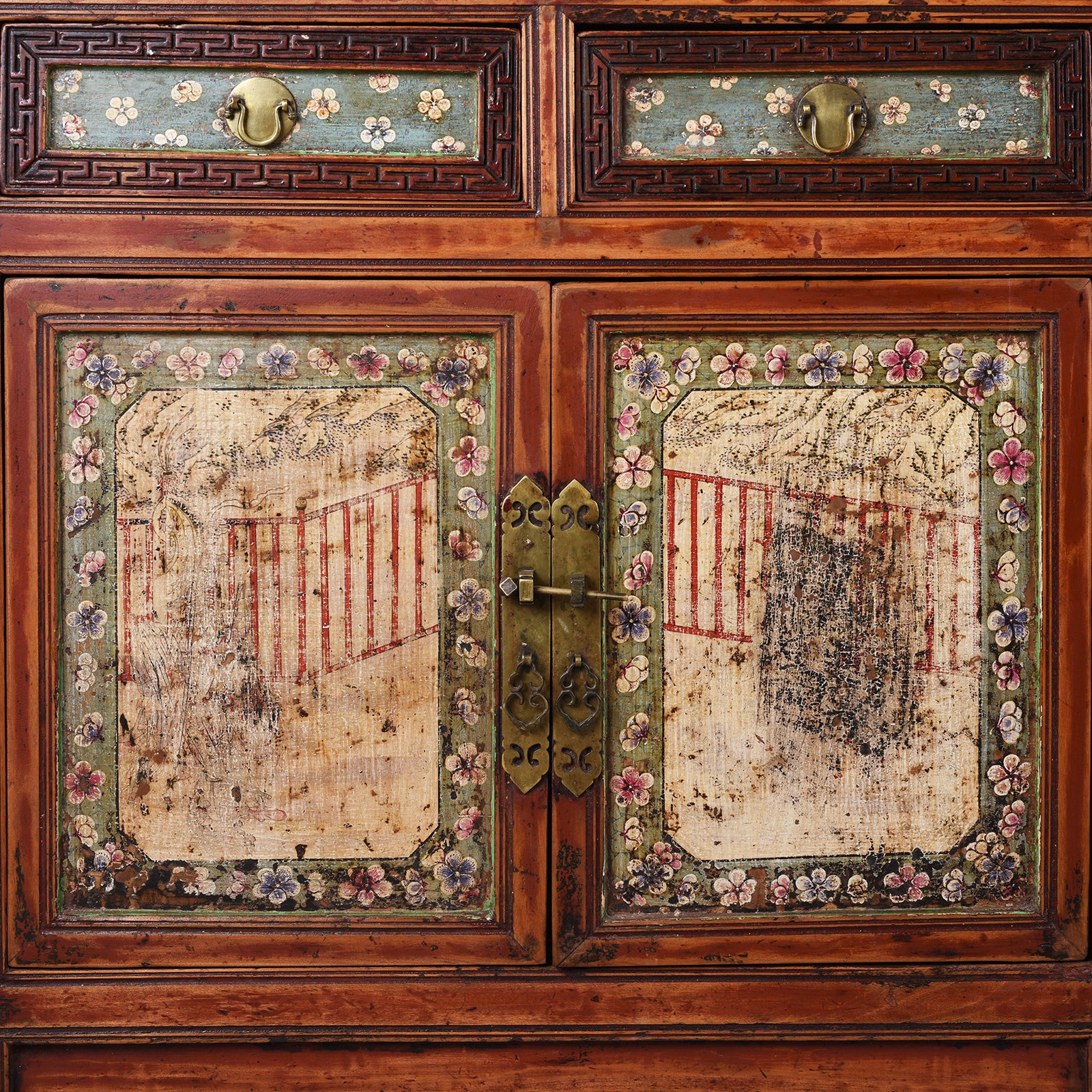 Painted Mongolian Sideboard - 19th Century - Image 4